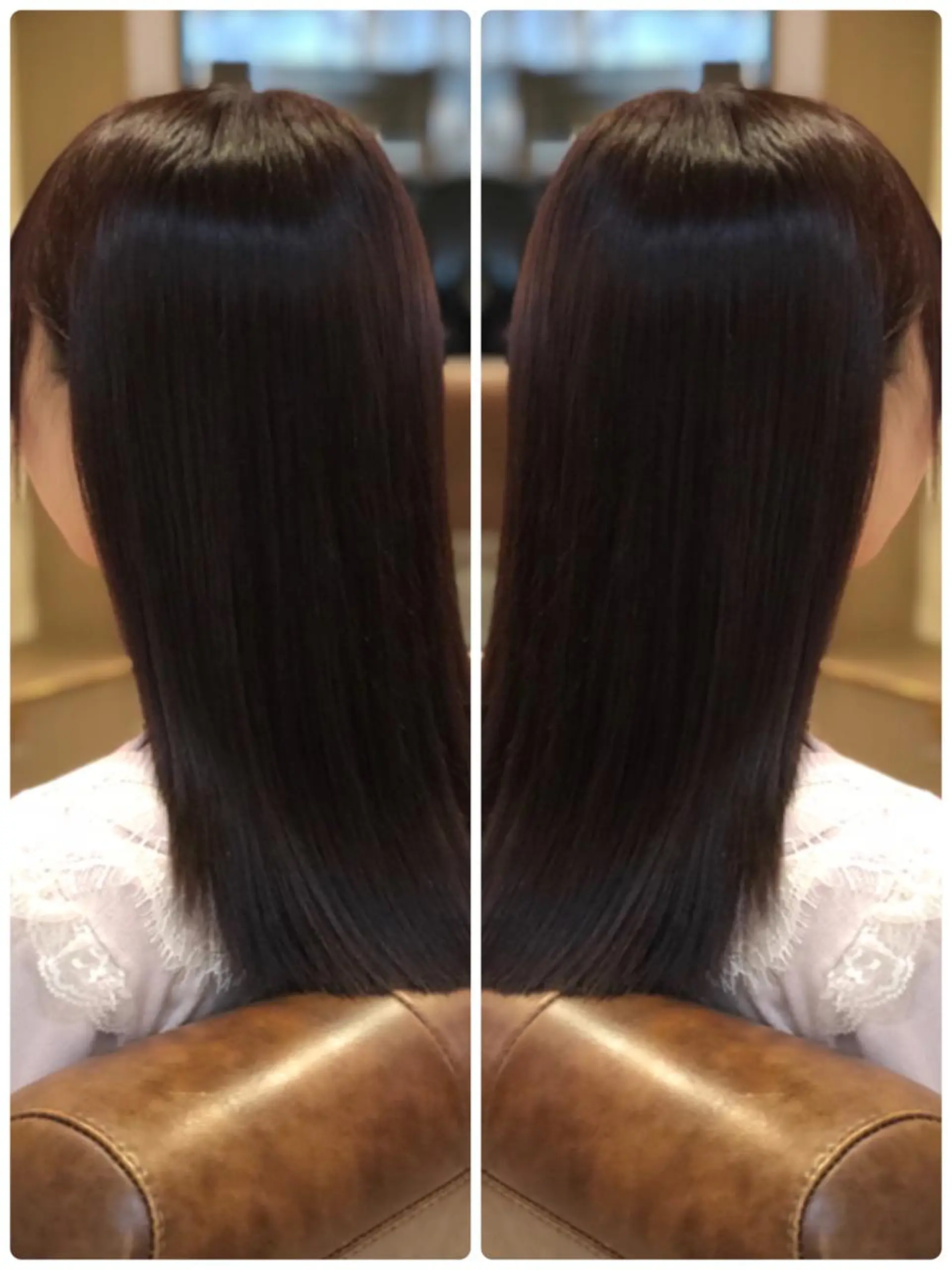 セミロング パーマ カット 縮毛矯正 小山内 龍一郎 店長のヘアスタイル