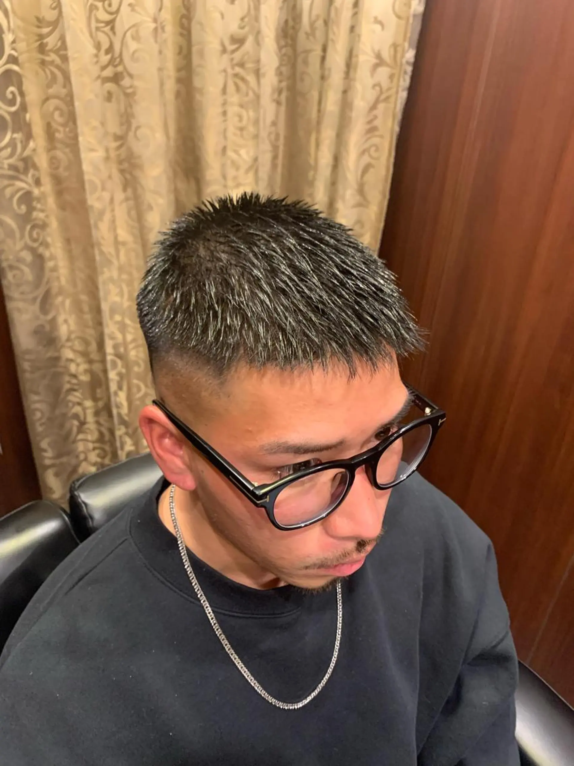 ショート メンズ ヒロ銀座 バーバーショップ神楽坂所属・ひらお あおとのヘアスタイル