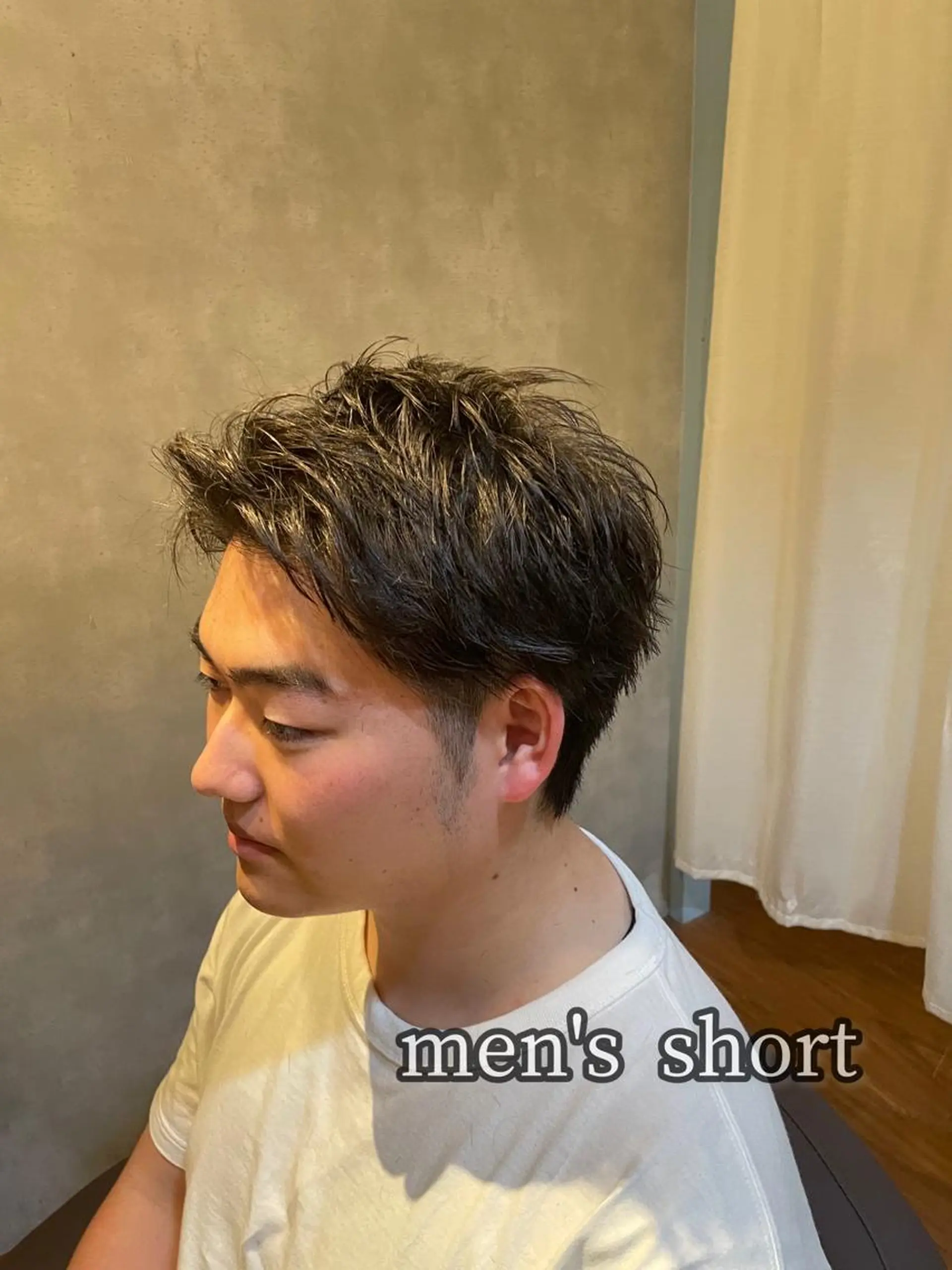 メンズ センターパート マッシュ メンズパーマ メンズツイストパーマ ツーブロック カット ヘアセット フリーランスシェアサロンルレイル所属・心斎橋/メンズ /ルレイル/地形真希のヘアスタイル