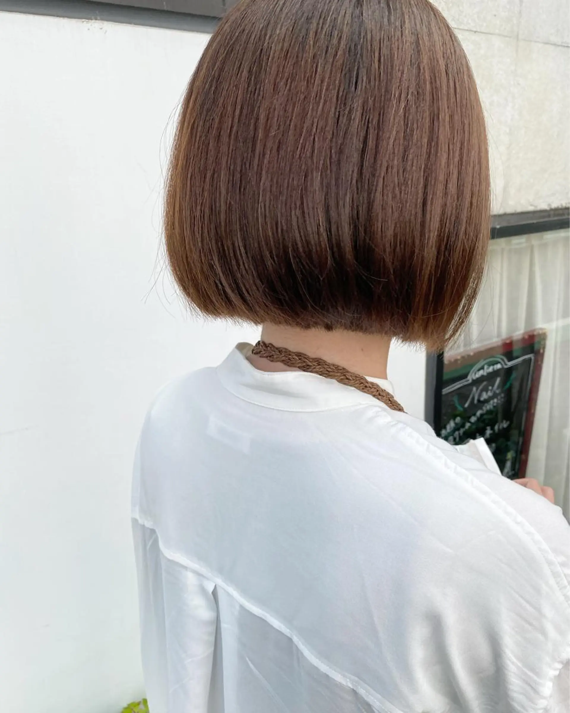 ショート 艶カラー/ 縮毛矯正 /   タキダのヘアスタイル