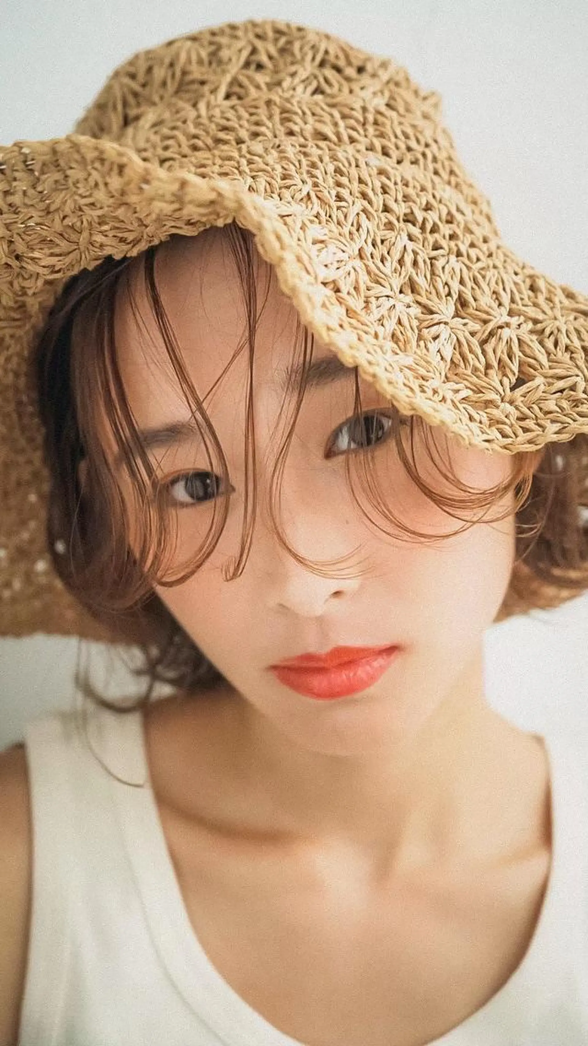 ミディアム ベージュカラー 新潟/万代/井上佑のヘアスタイル