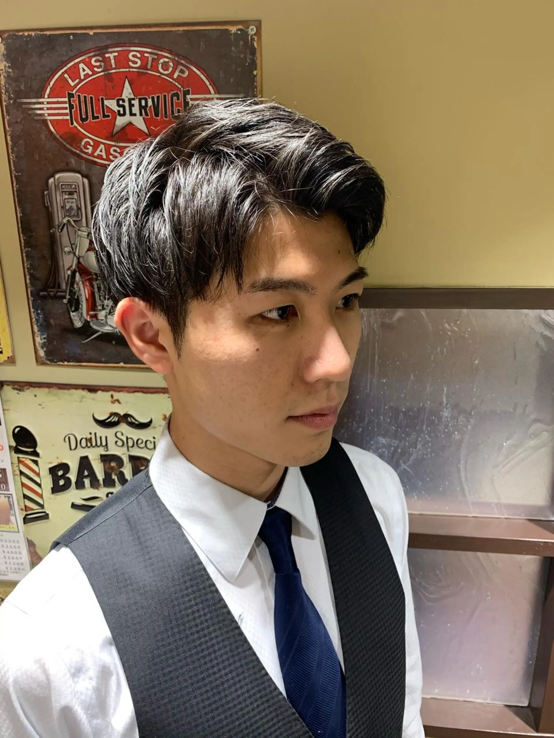 メンズ プレミアムバーバー 草野のヘアスタイル