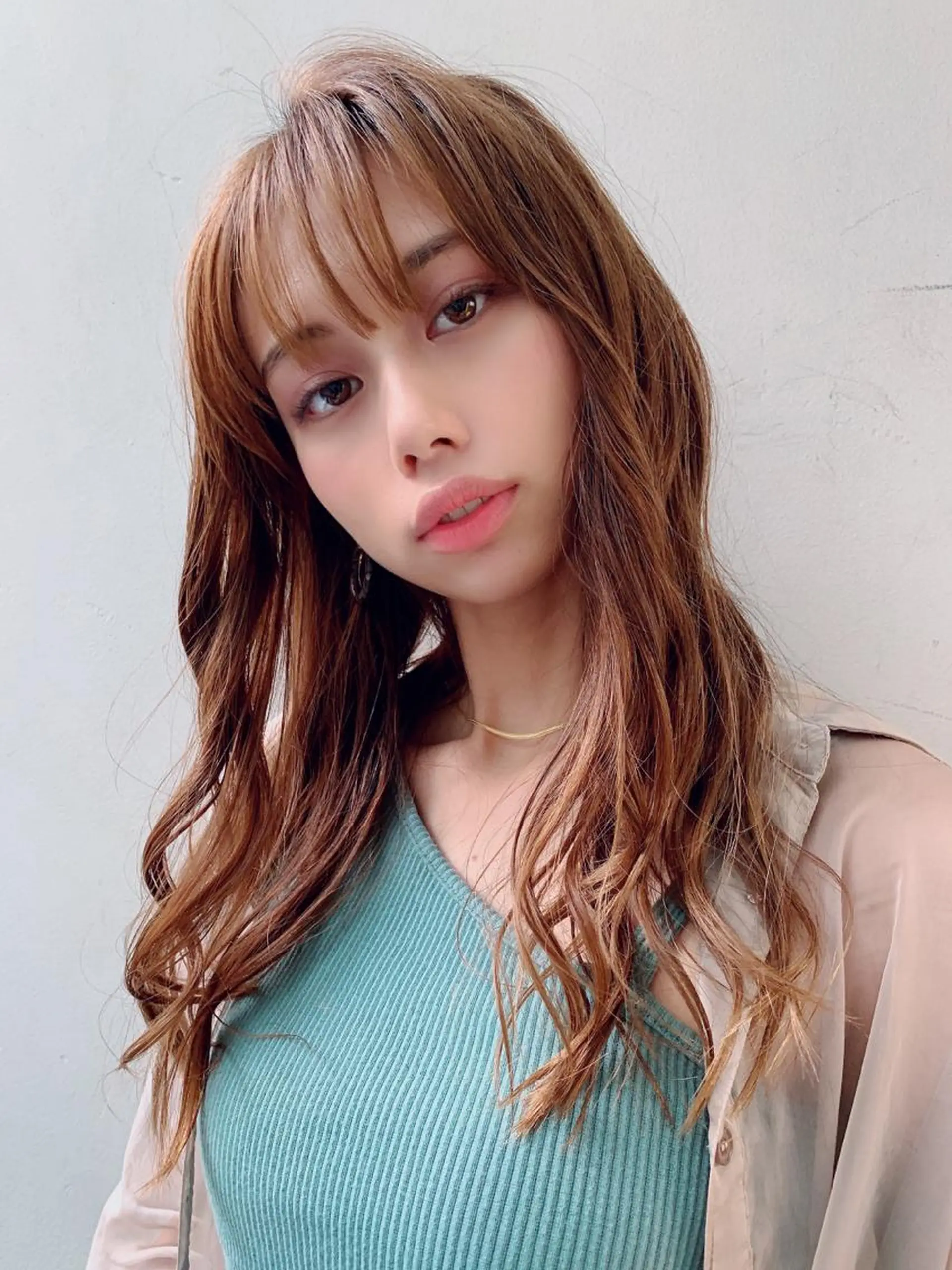 セミロング カット ヘアカラー トリートメント 🦋 RUKA🦋のヘアスタイル