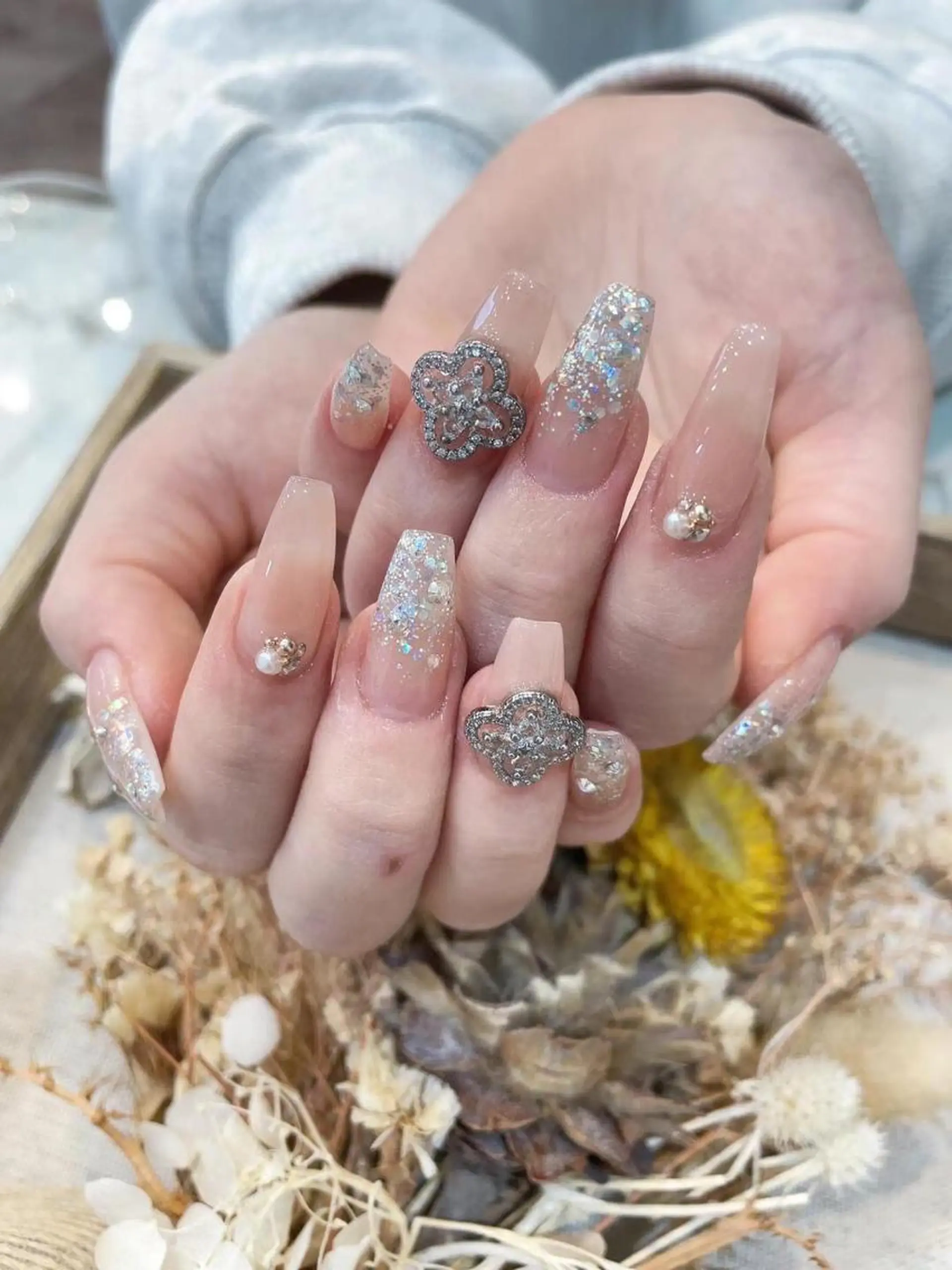 ネイル ゴールド ラメ(グリッター) My nail所属・babarla Nailのネイルデザイン