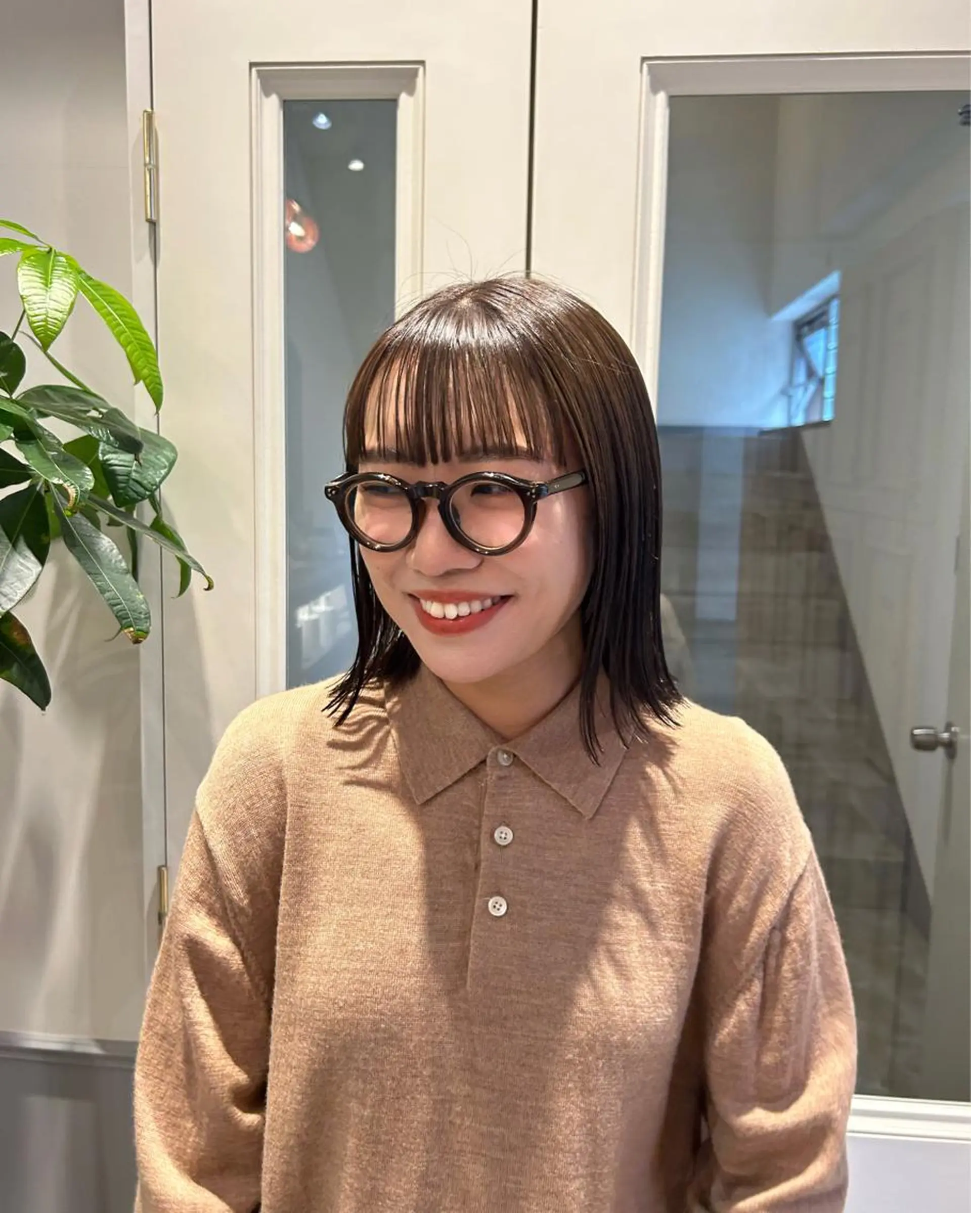 ミディアム sliver renのヘアスタイル