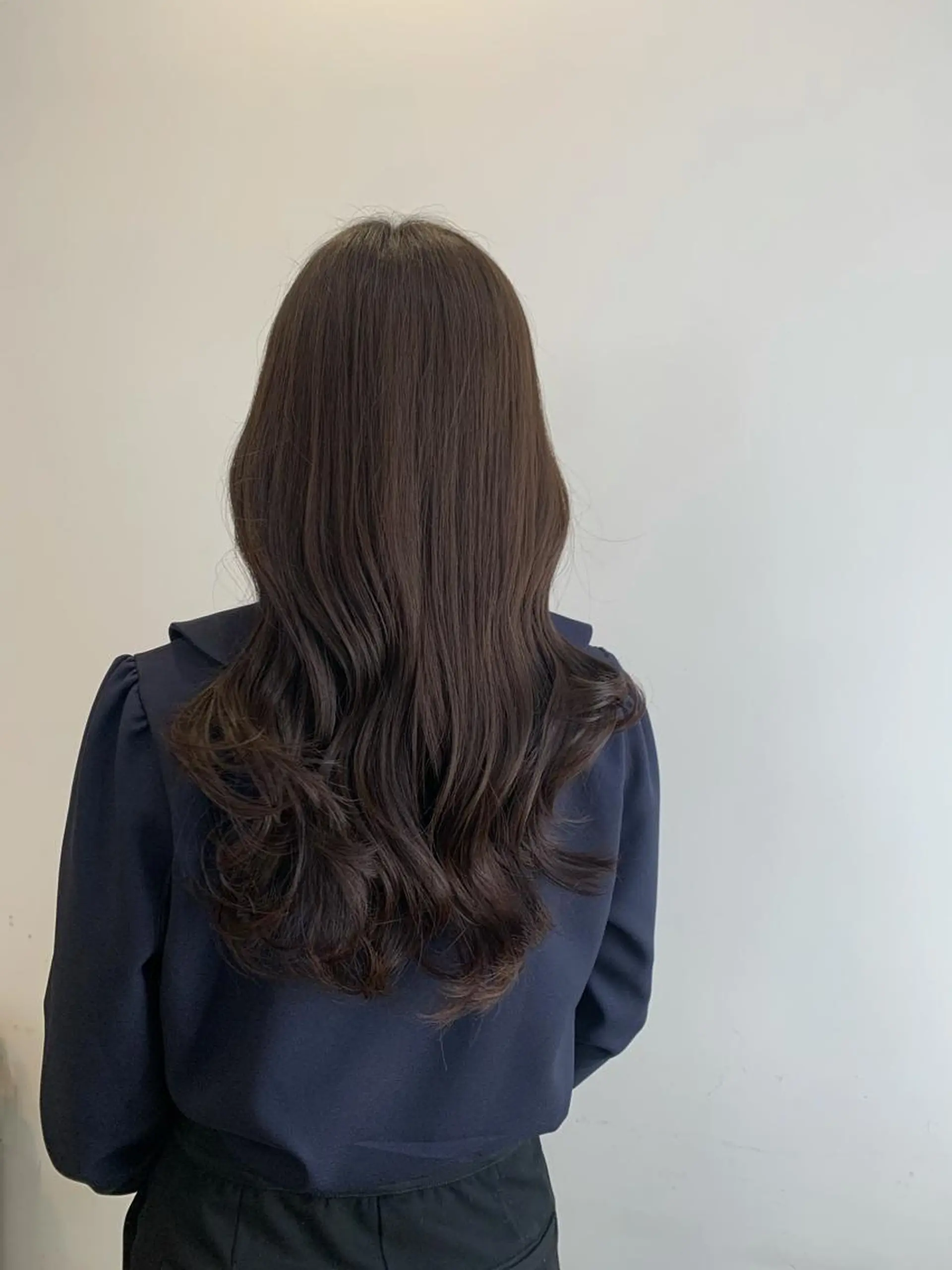 ロング カラー 縮毛矯正×韓国ヘア 🇰🇷小笠原のヘアスタイル