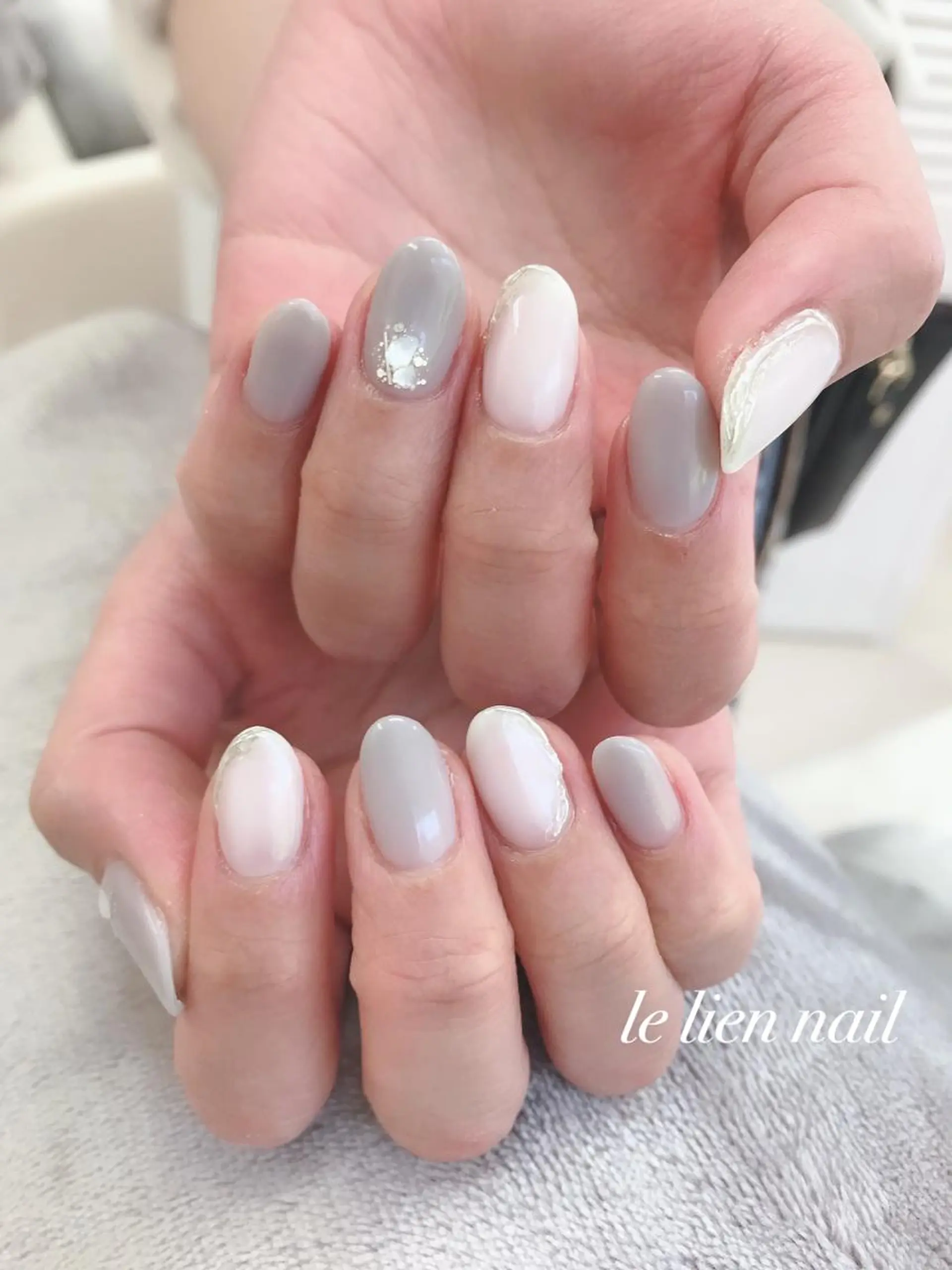 ミディアム ハンドネイル le lien nailのネイルデザイン
