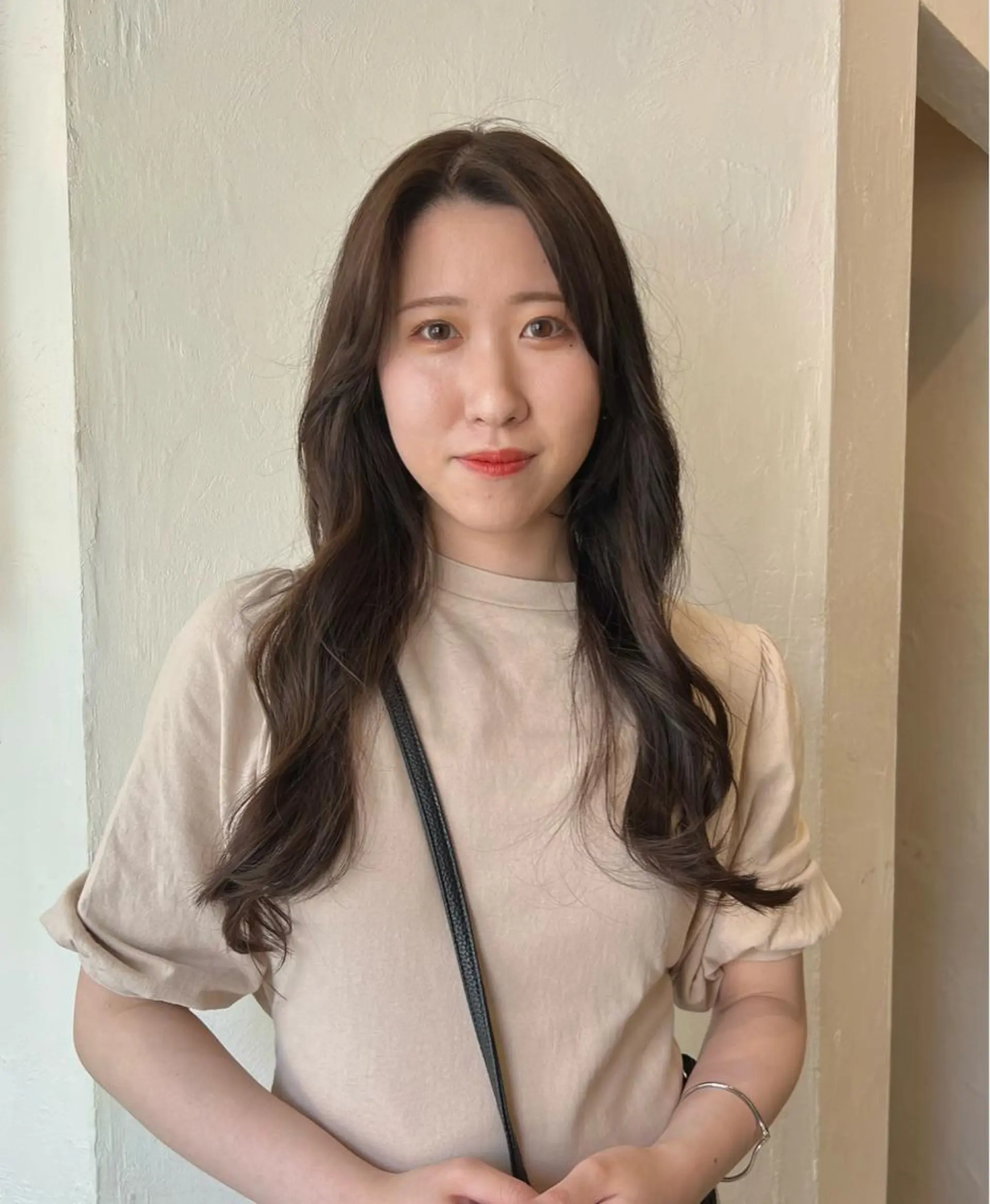 ロング カラー ブラウンカラー チョコレートブラウン カット ヘアカラー トリートメント 店長　ショート& パーマ　坂本のヘアスタイル