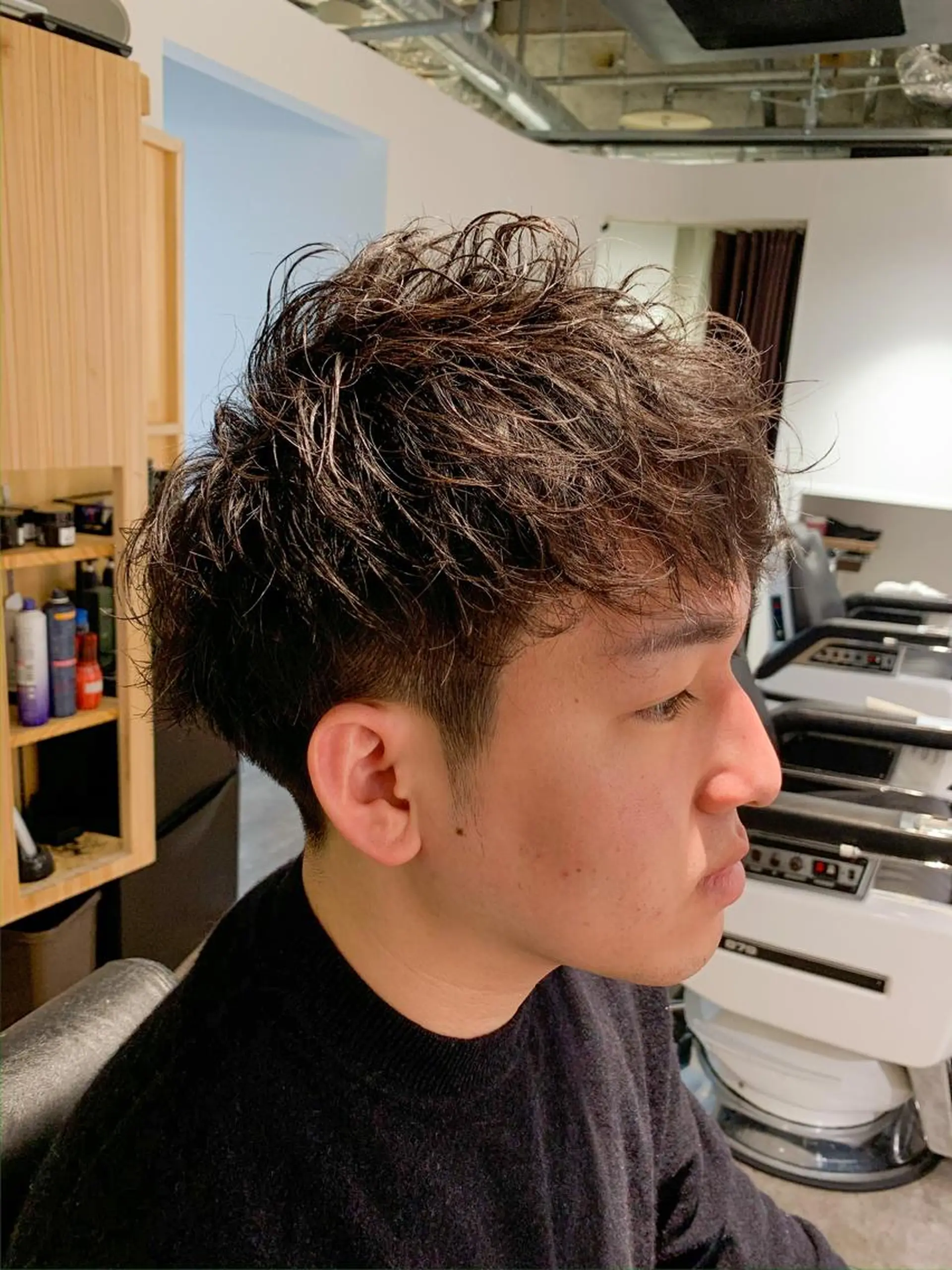 ショート パーマ メンズ FRISEUR smile&gentleman所属・【川西能勢口駅1分】 木村　翔乃佑のヘアスタイル