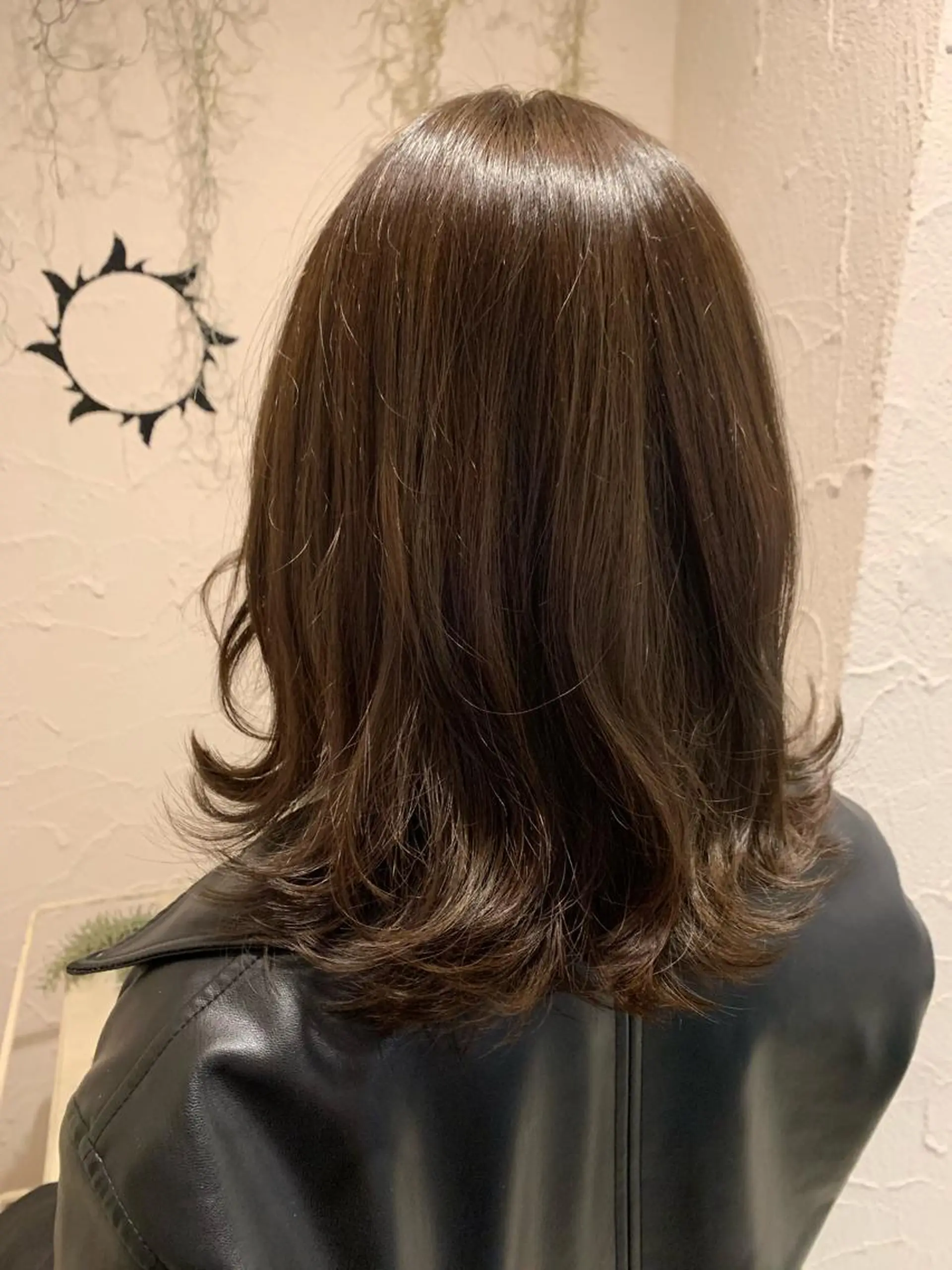 ミディアム カラー ブラウンカラー 髪質改善ストレート/ 東徳嶺 みくのヘアスタイル