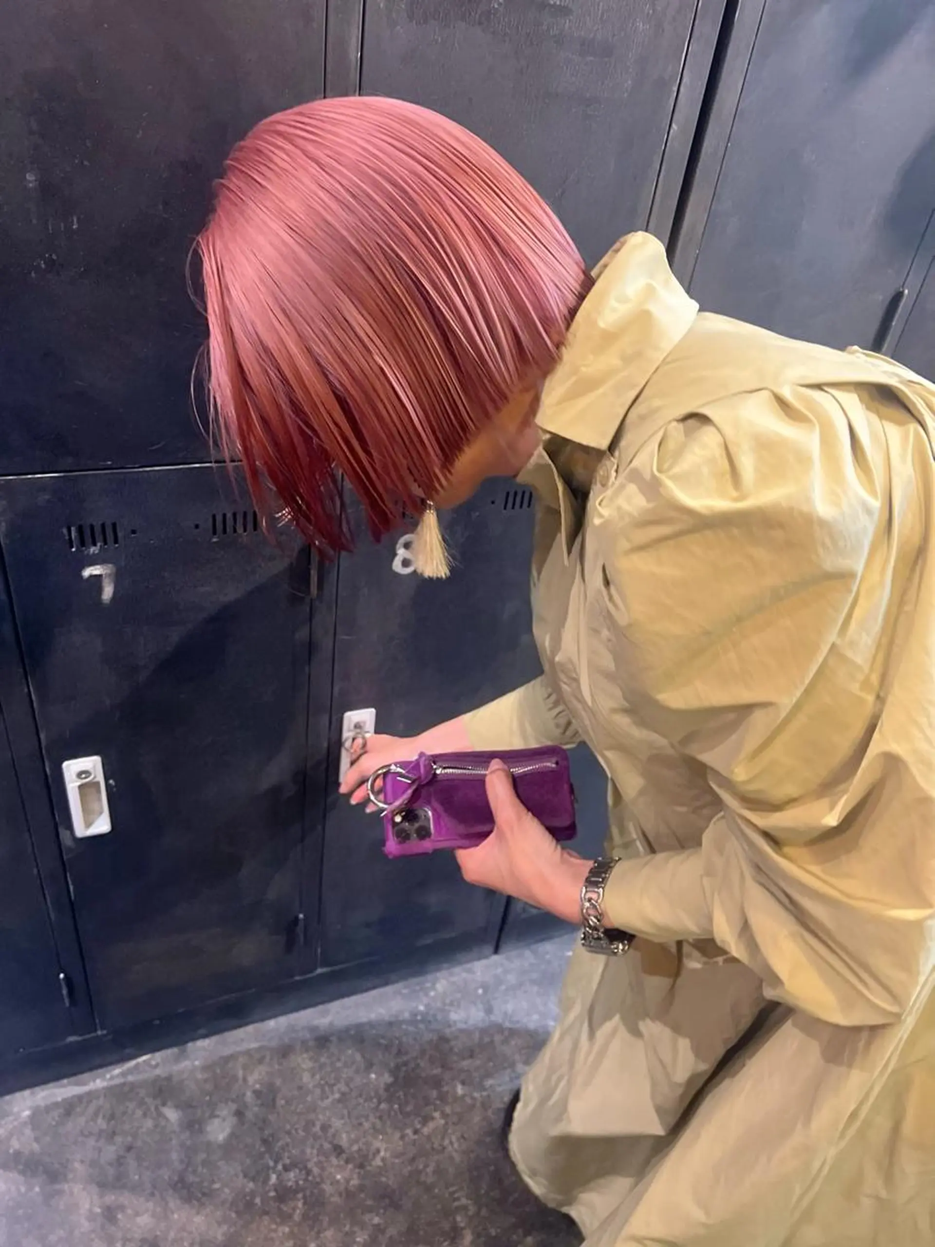 ショート カット ヘアカラー トリートメント ハイトーンカラー🍑 maanaのヘアスタイル