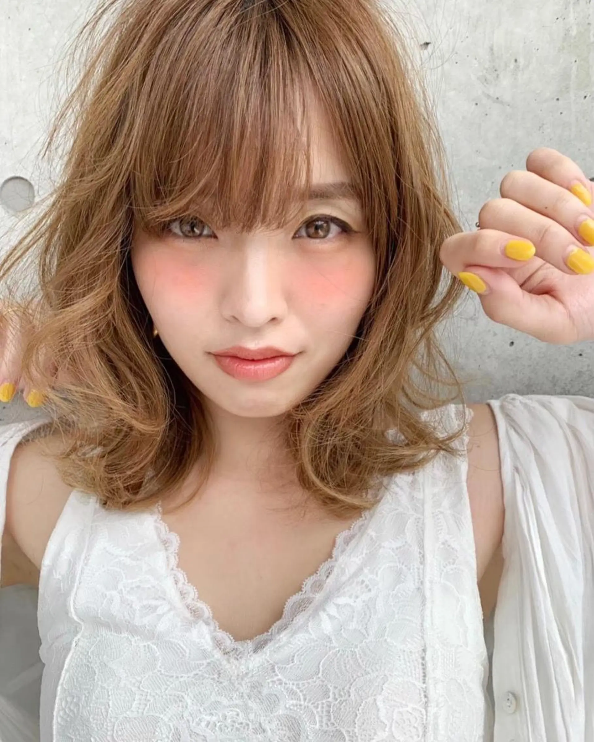 カラー 大人っぽ♡上品な暖色 ♡ブリーチなし♡のヘアスタイル
