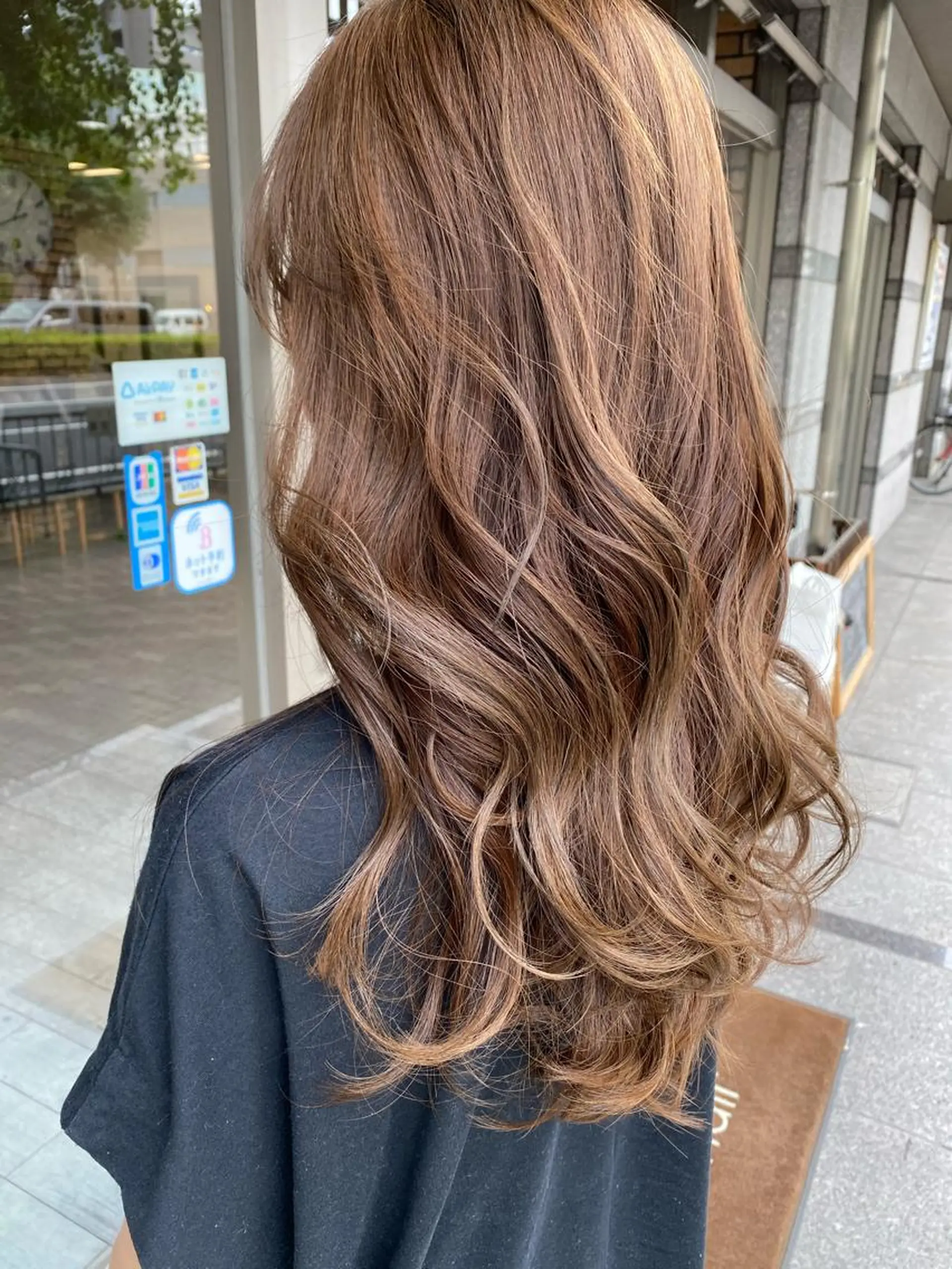ロング カラー カット ヘアカラー トリートメント 日比 貴大/ minim hairのヘアスタイル