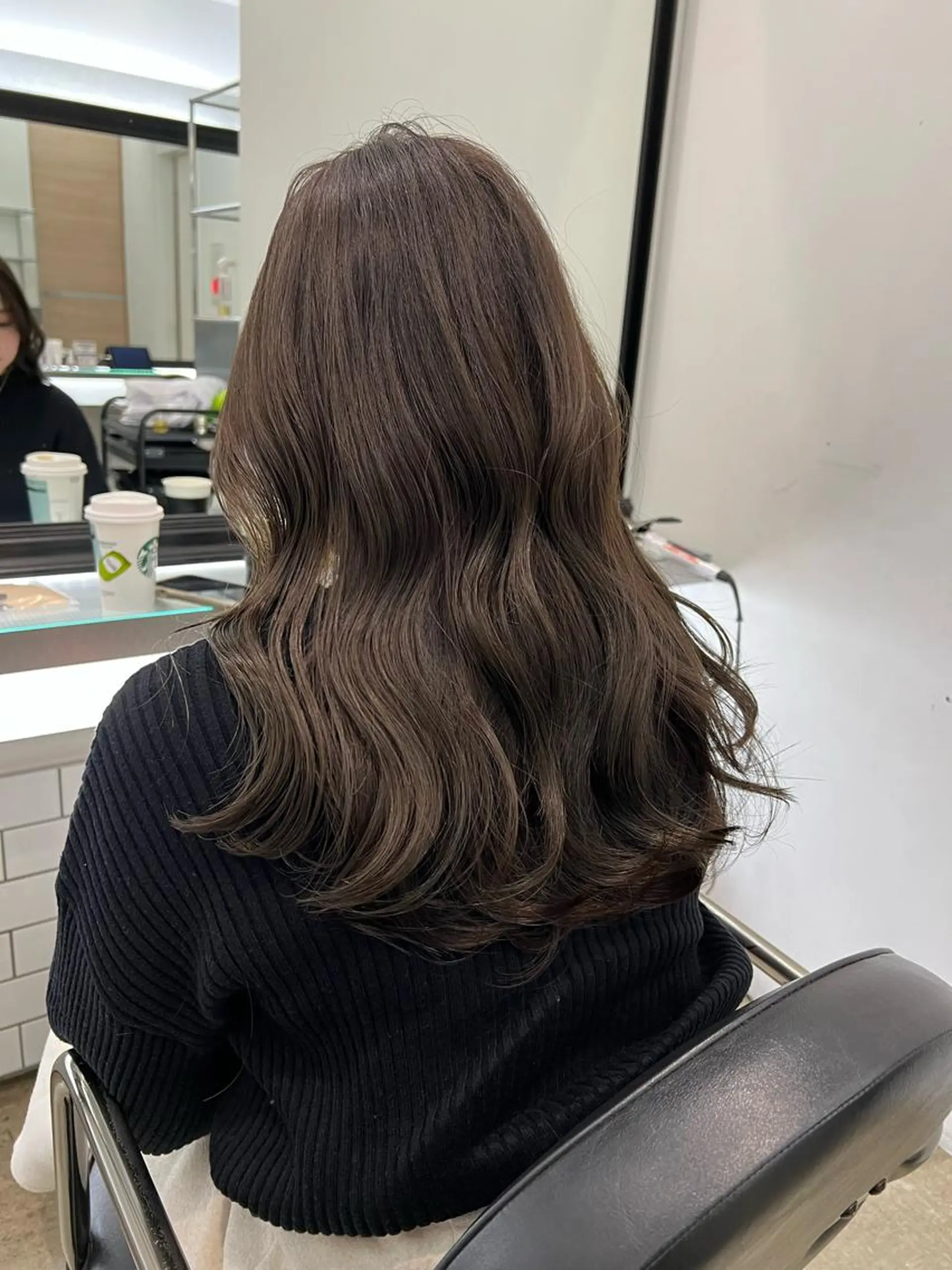 ミディアム ヘアカラー GO TODAY SHAiRE SALON Polaris店所属・くせっ毛カット フクベ　タツヤのヘアスタイル