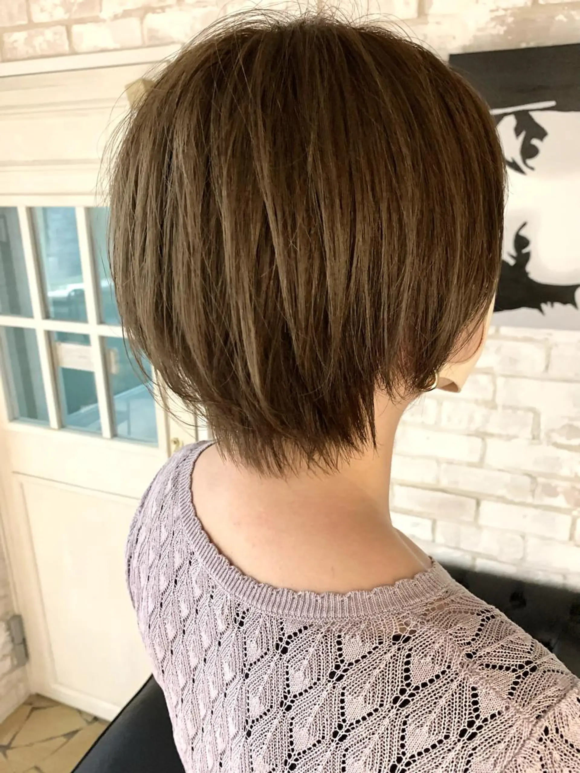 ショート ショートレイヤー レイヤーカット ショートヘア カット ヘアカラー grow所属・和田 拓也のヘアスタイル