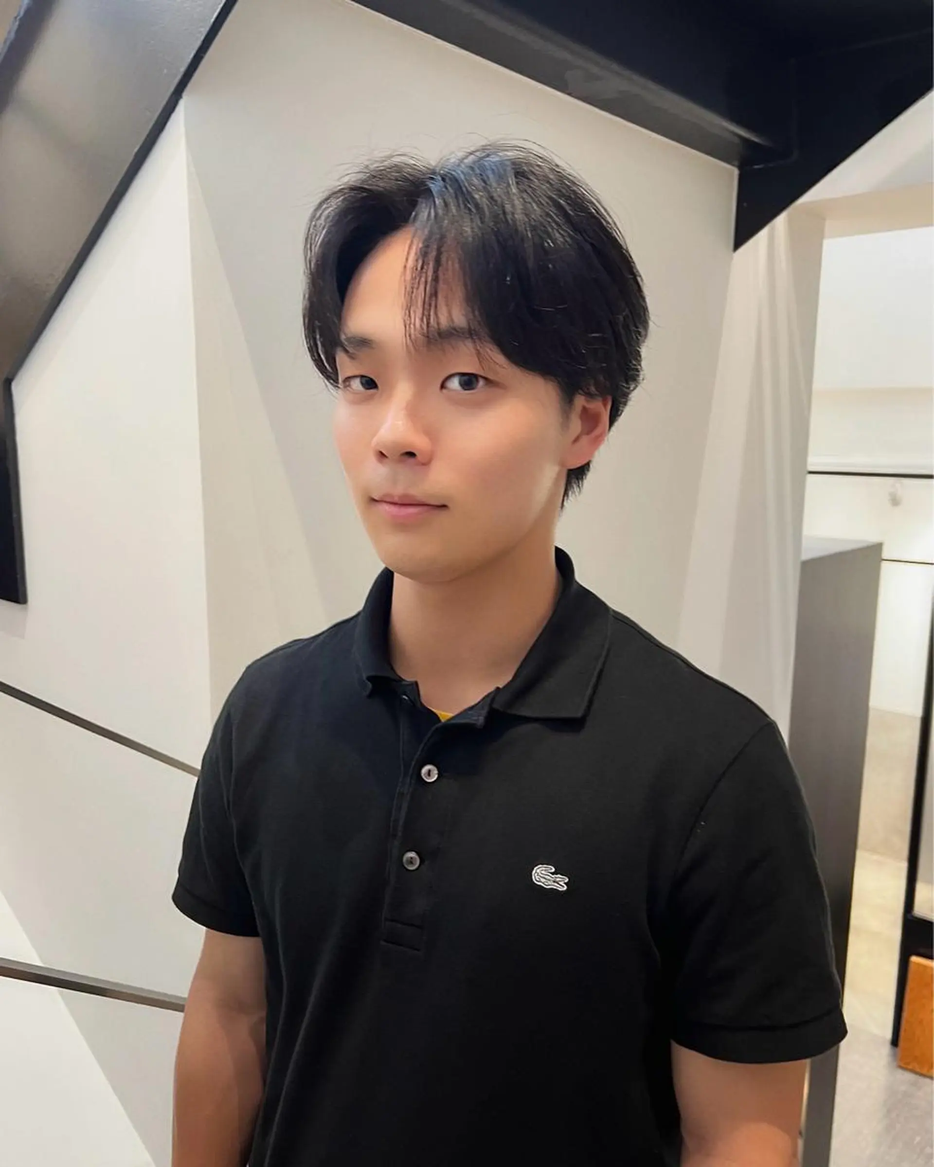 パーマ メンズ マッシュ メンズパーマ メンズショート ツイストスパイラルパーマ 波巻きパーマ カット パーマ Qin shaire salon 原宿verno店所属・【センターパート】 ETO／江藤翼の眉毛・アイブロウイメージ