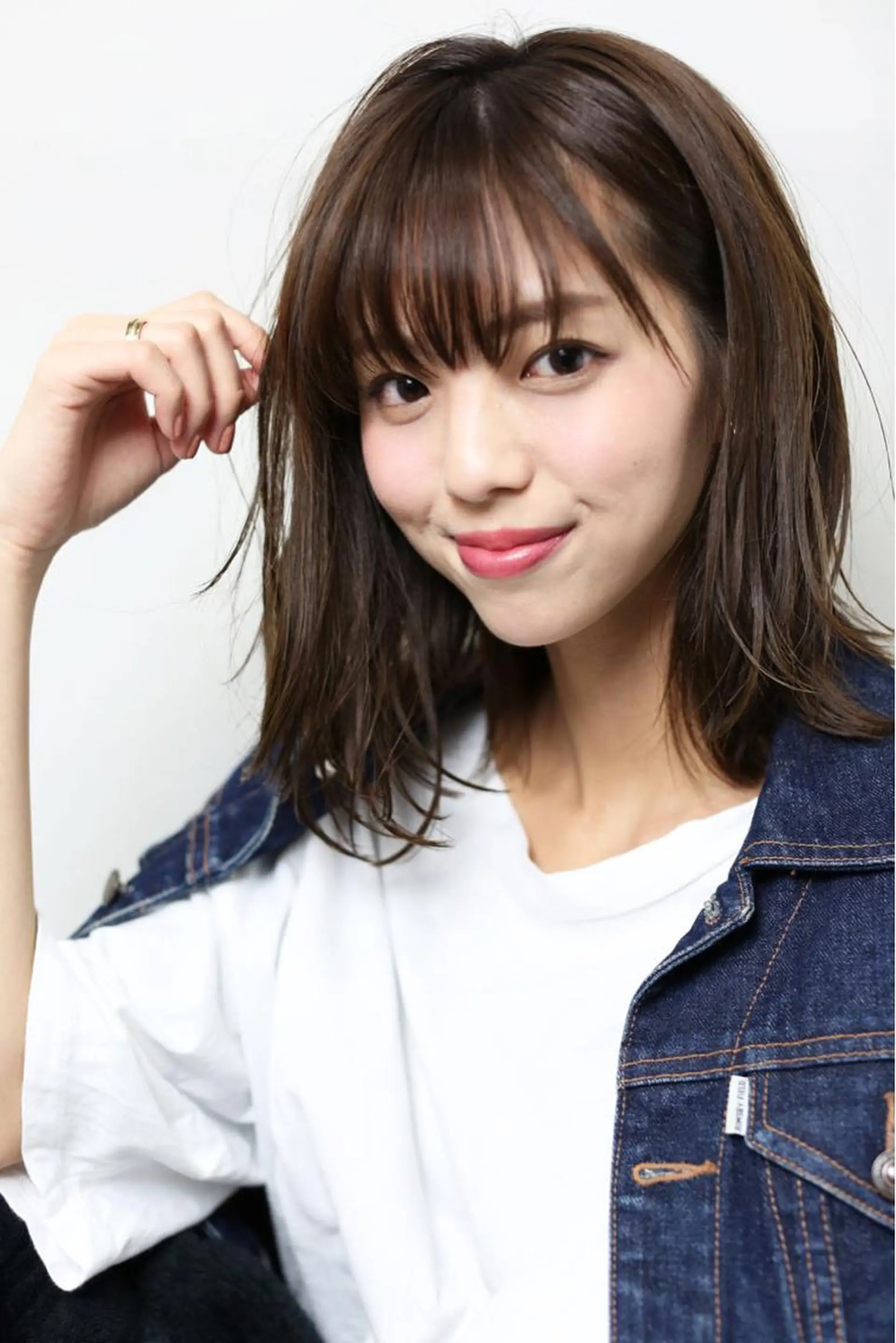 ミディアム ボブ 顔周りカット レイヤーカット sou所属・中野 恵脩のその他イメージ