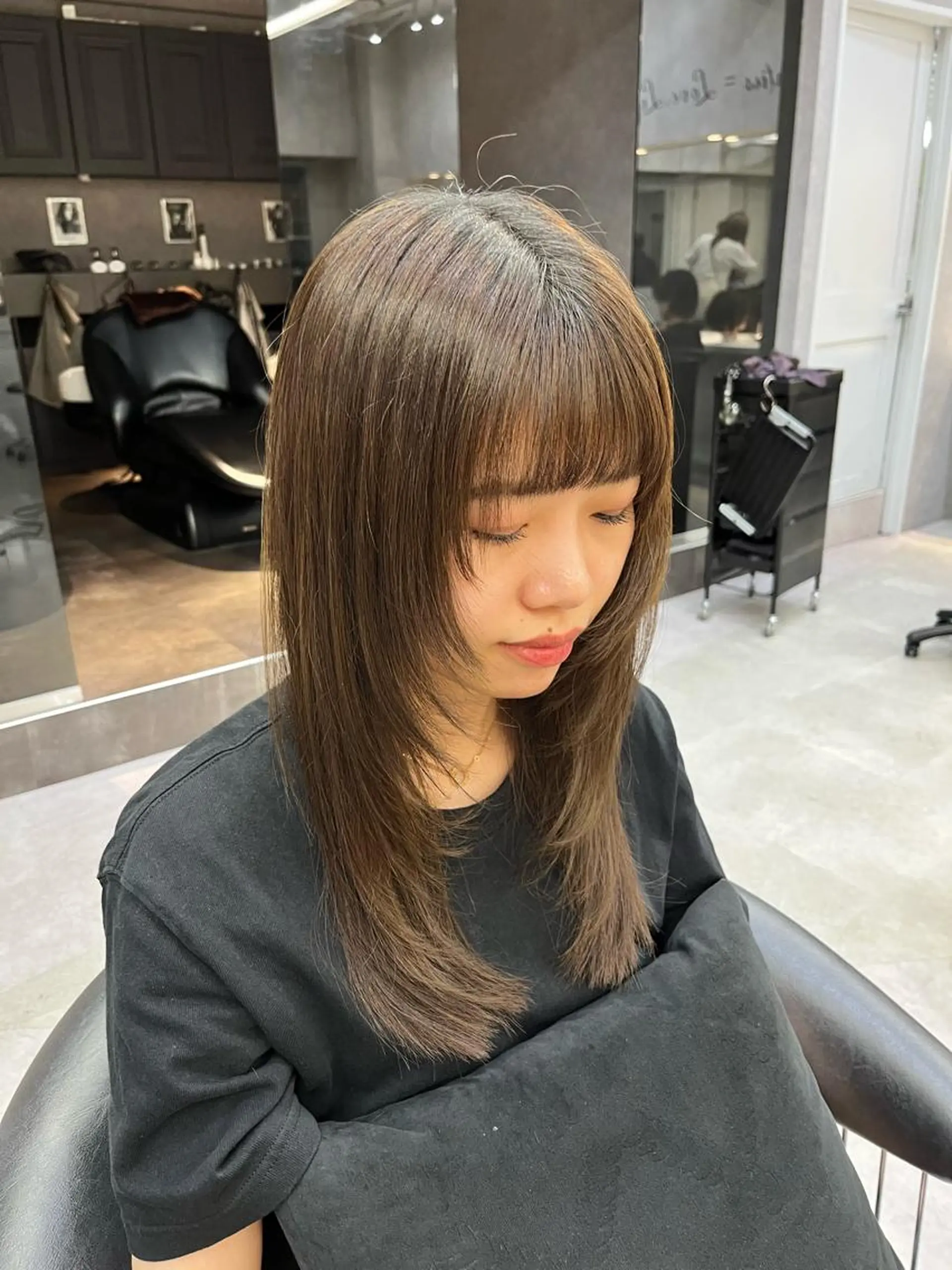 ロング 池袋/似合わせ/縮毛 髪質改善【ugen】のヘアスタイル