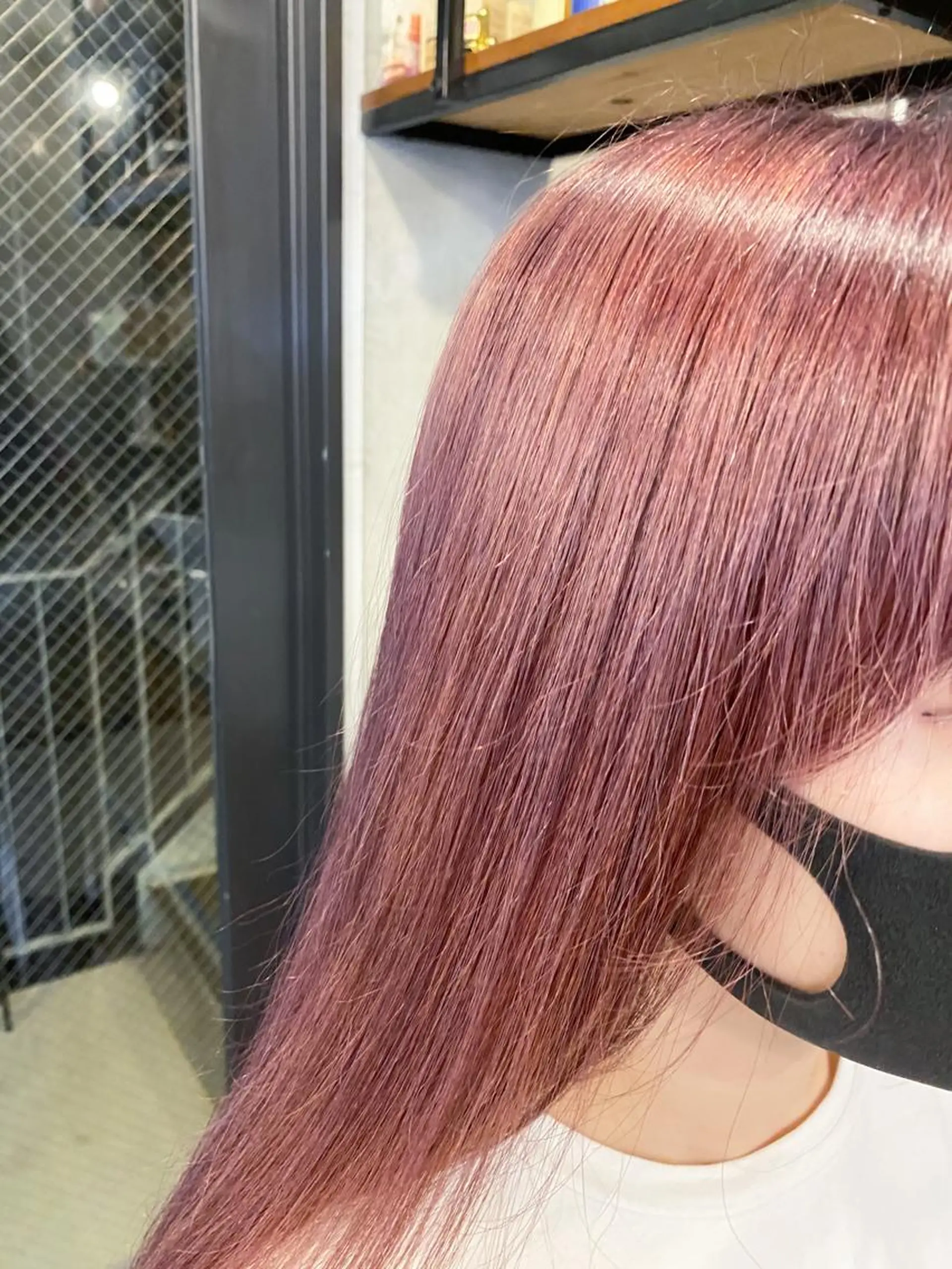 ロング カラー 艶髪ブリーチ 永井竜也のヘアスタイル