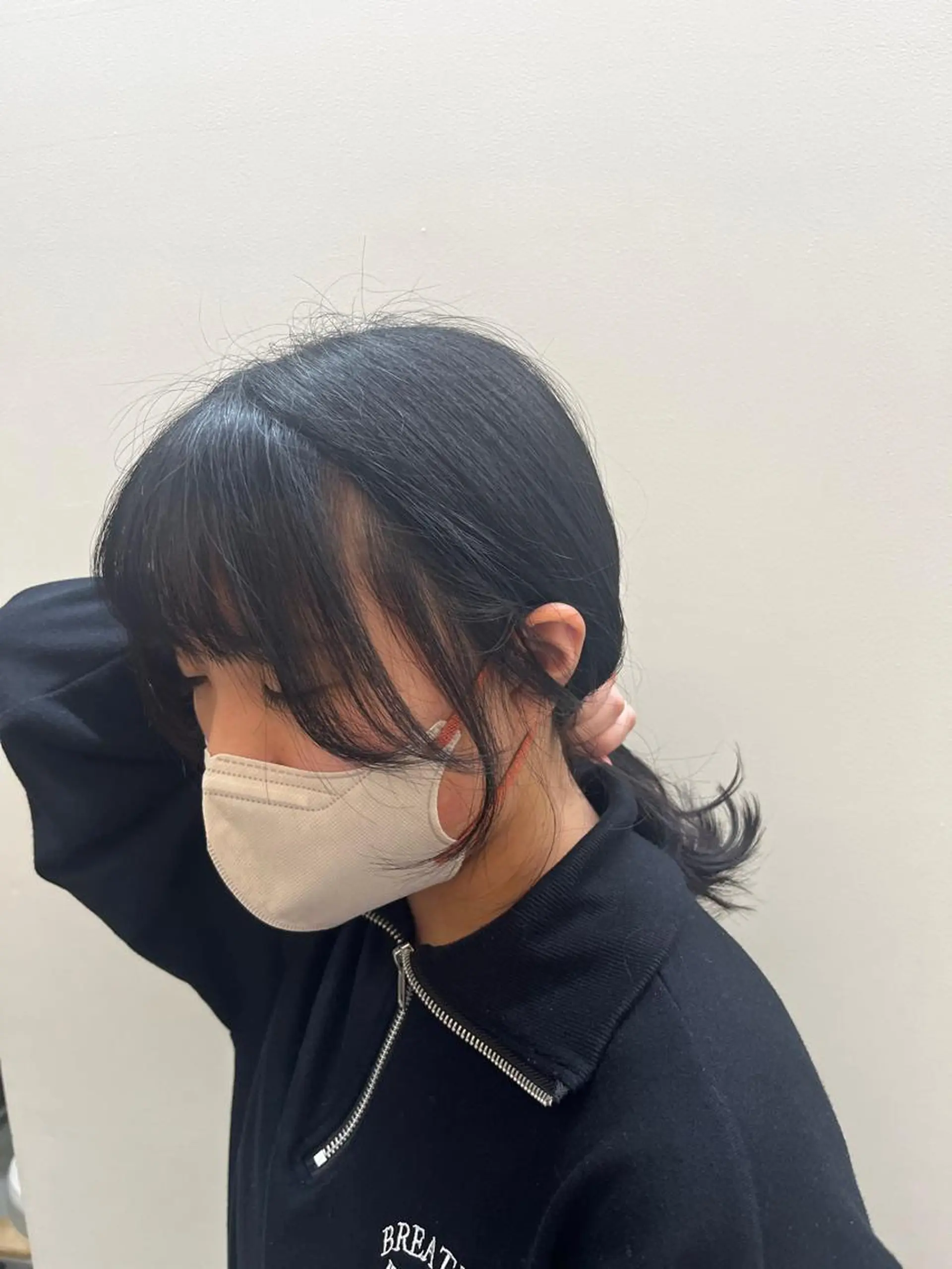 ミディアム 顔周りカット TEMIL HAIR 《まお》のヘアスタイル