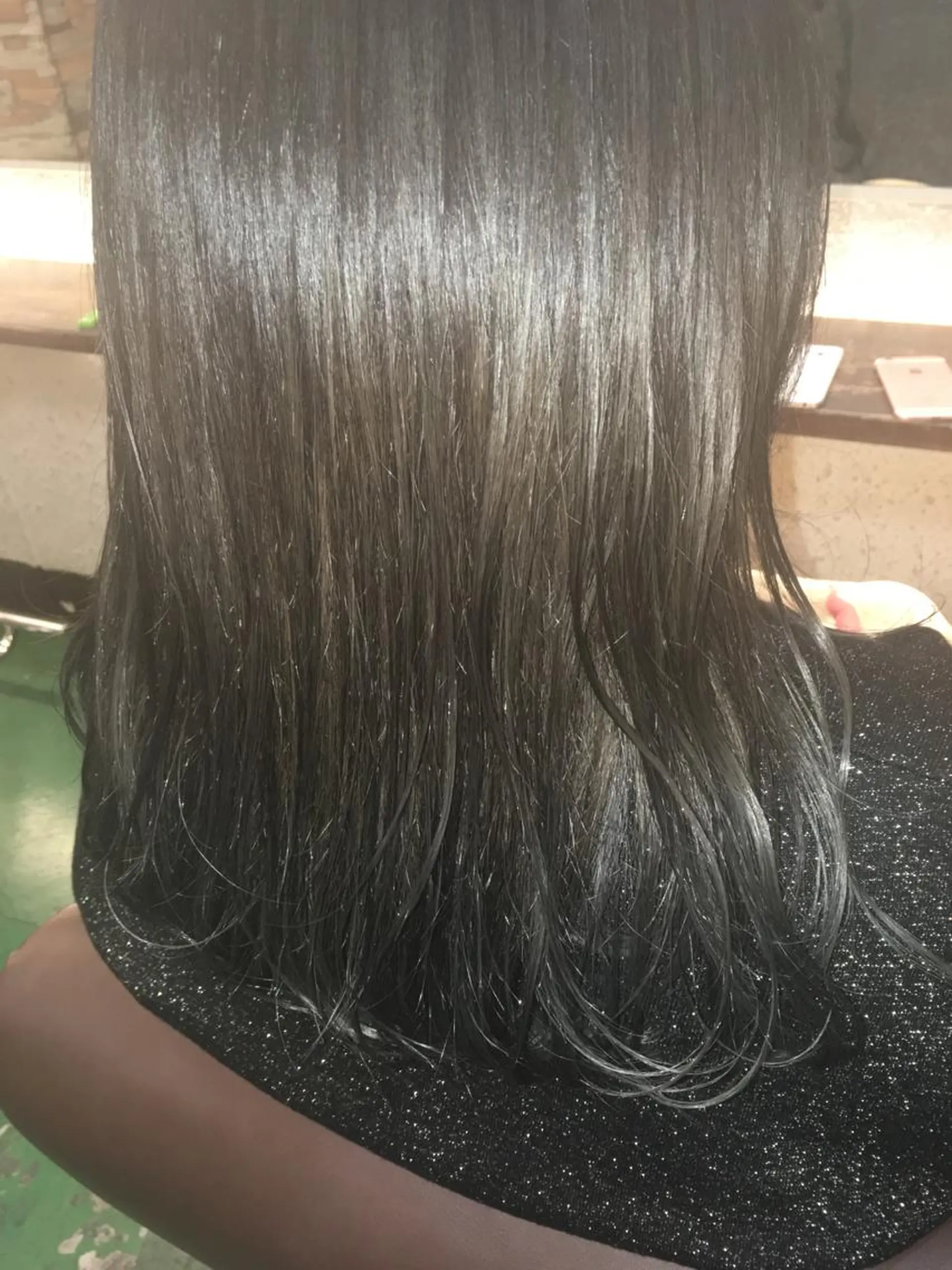 ロング カラー アクアカラー グラデーションカラー Lagom なかだのヘアスタイル