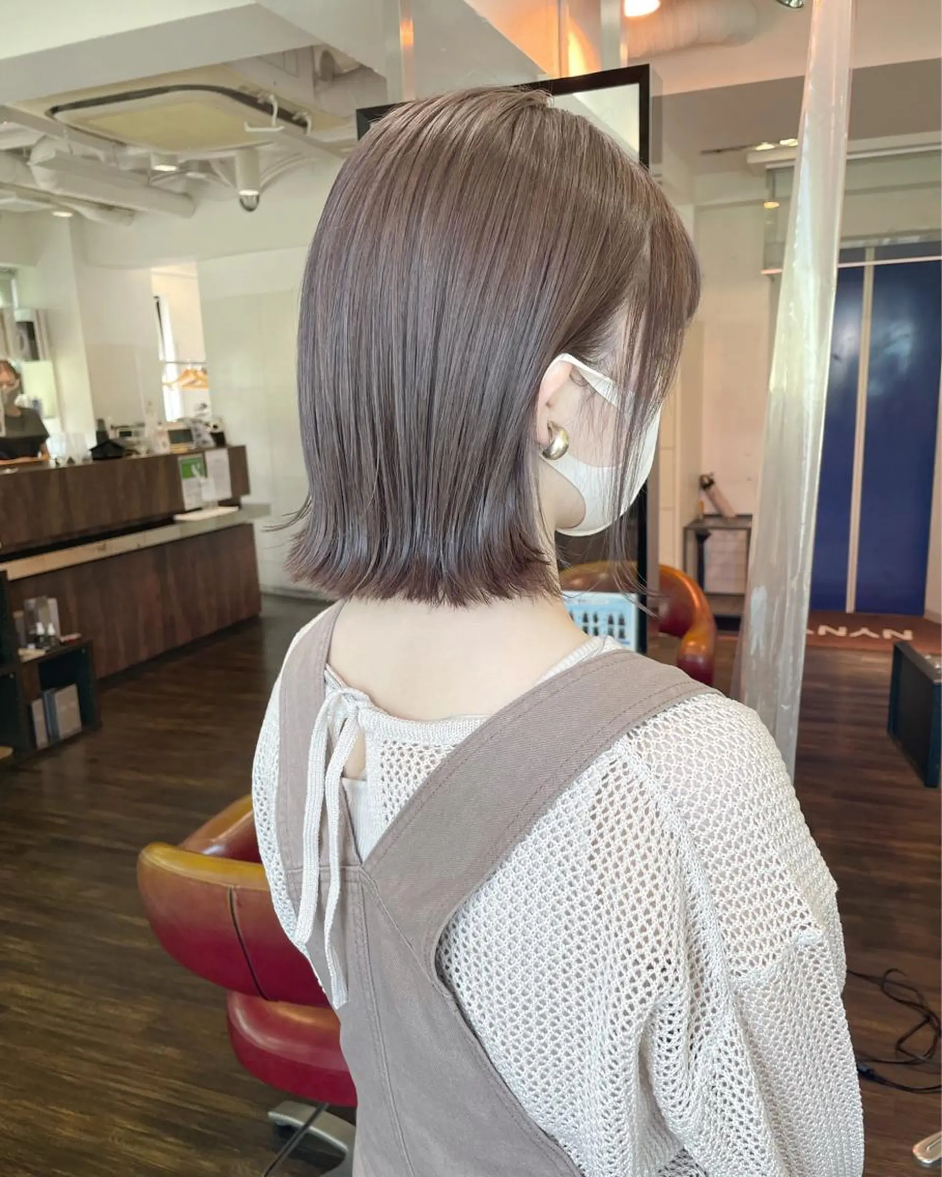 ミディアム カラー ヘアアレンジ ヘアカラー 徳永 実沙のヘアスタイル