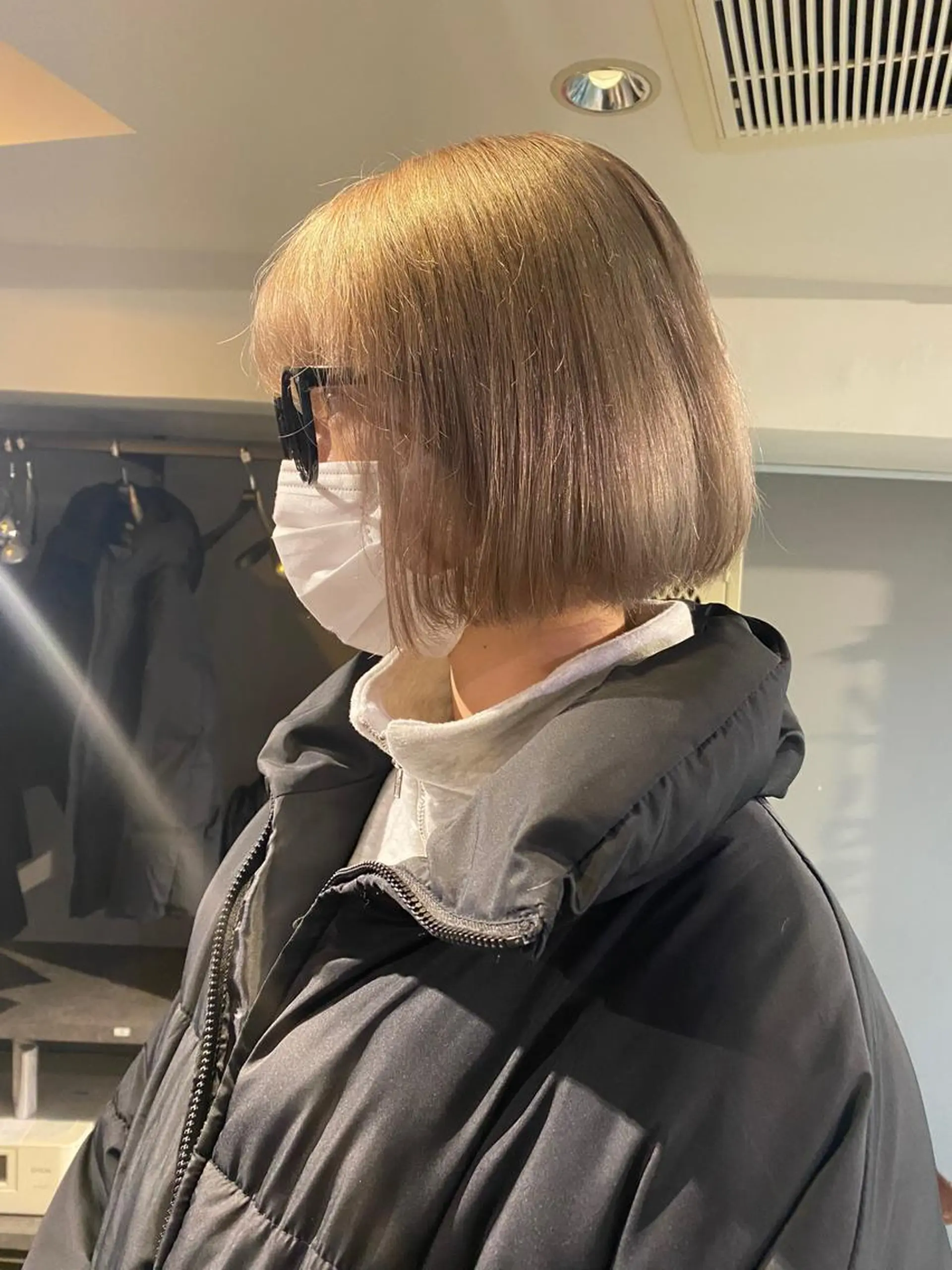 ショート カラー ヘアカラー 💎ミルクティー ベージュ💎Takeのヘアスタイル