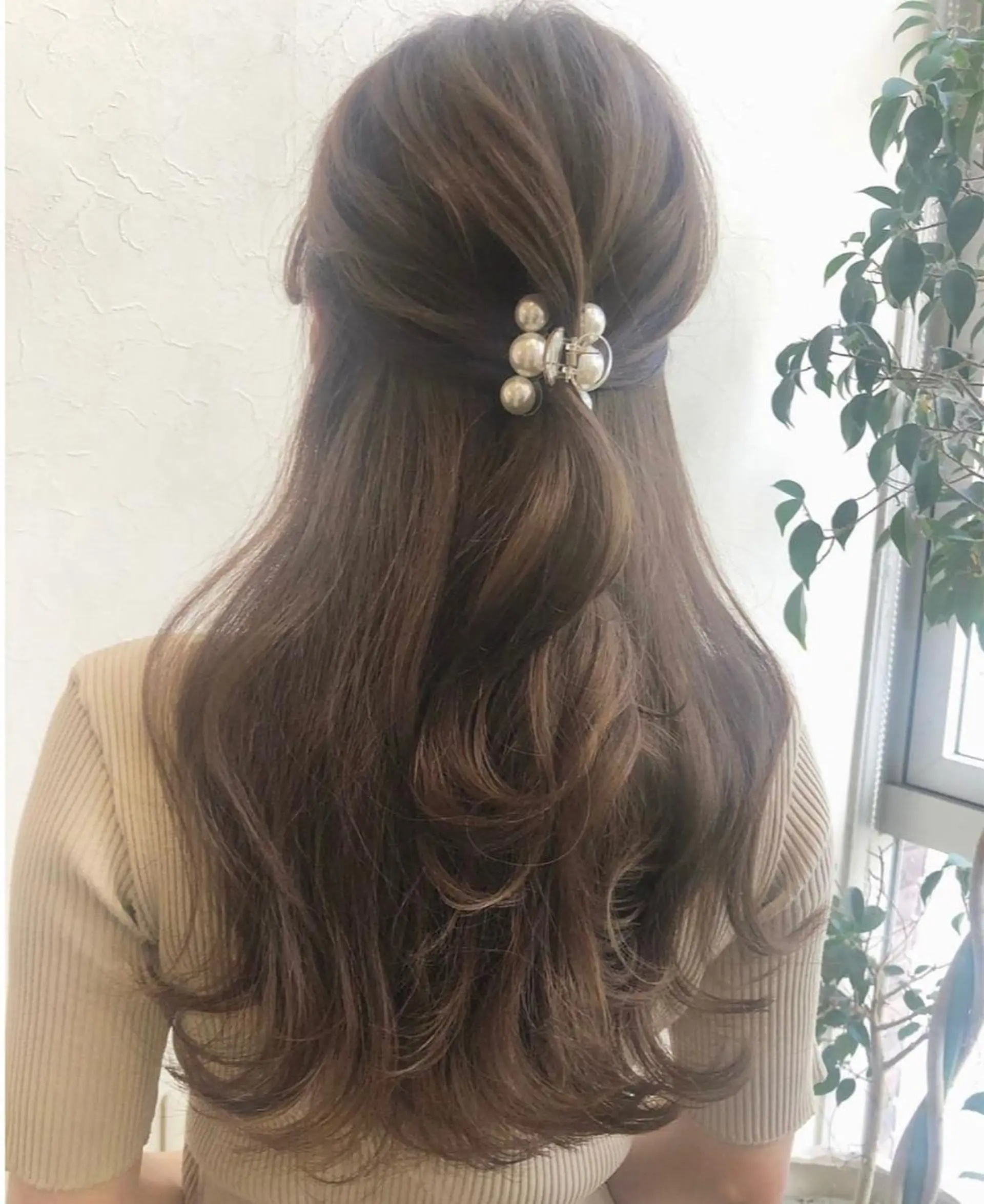 セミロング カラー nakahara madokaのヘアスタイル