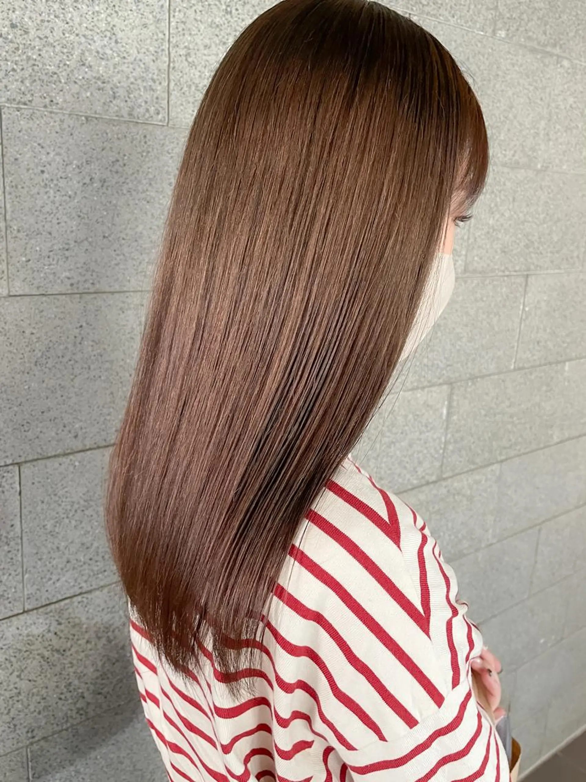 ロング カラー ブリーチ 髪質改善 トリートメント ROUTE KOUTAのヘアスタイル