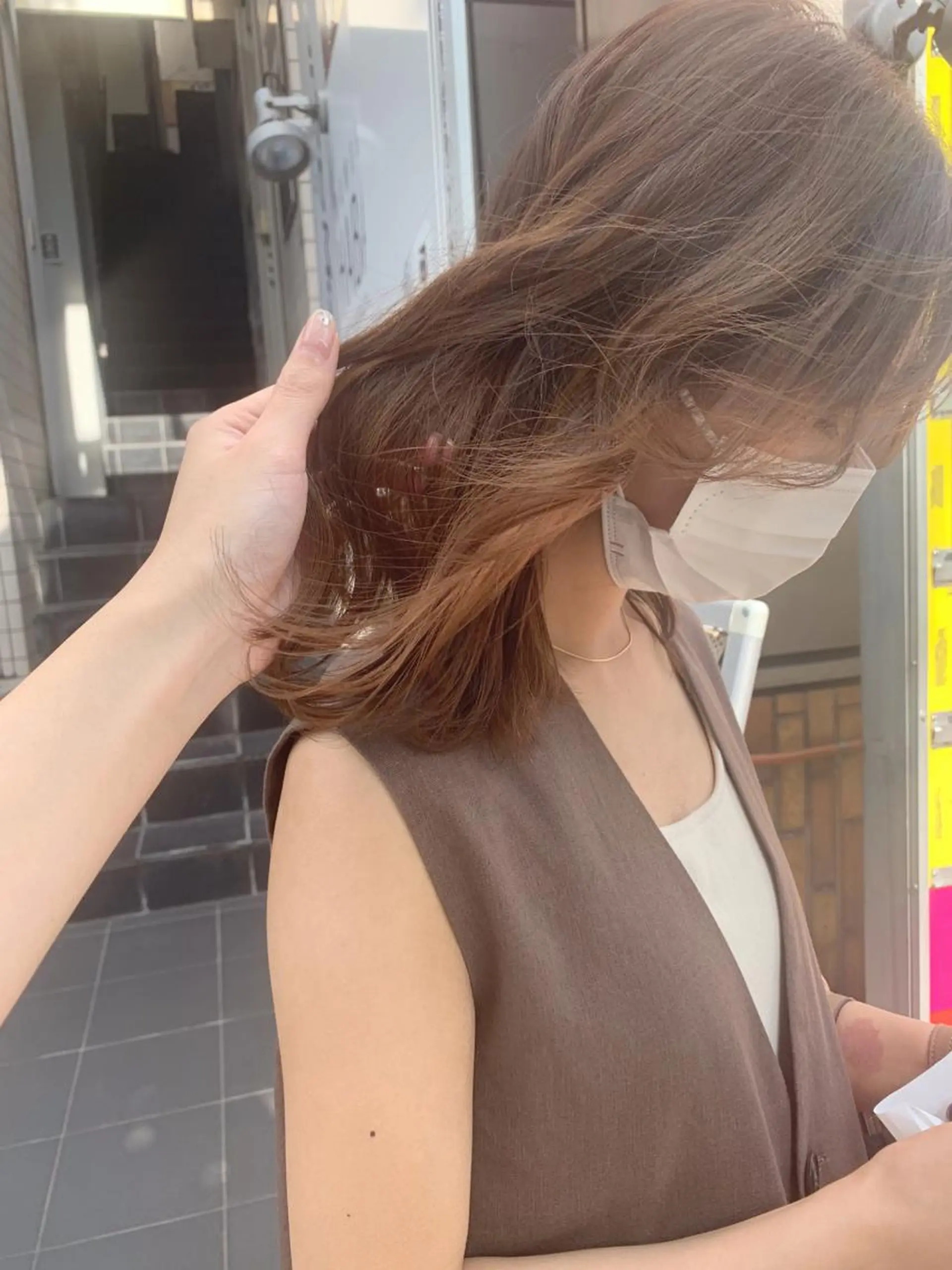 ミディアム カラー GOODDAY ヘアサロンのヘアスタイル