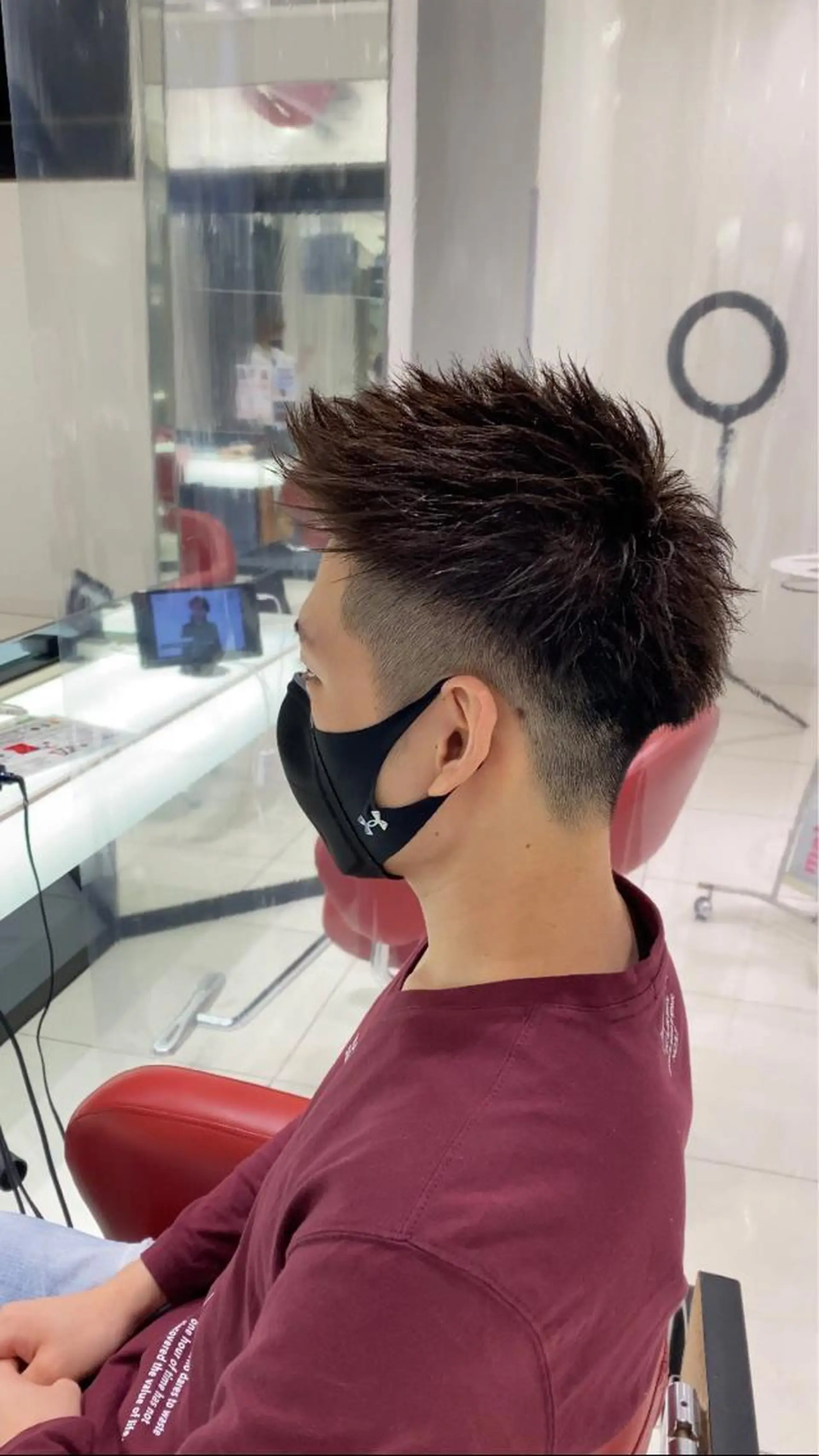 ショート パーマ カット 阪本祥樹/ハイライト /バレイヤージュのヘアスタイル