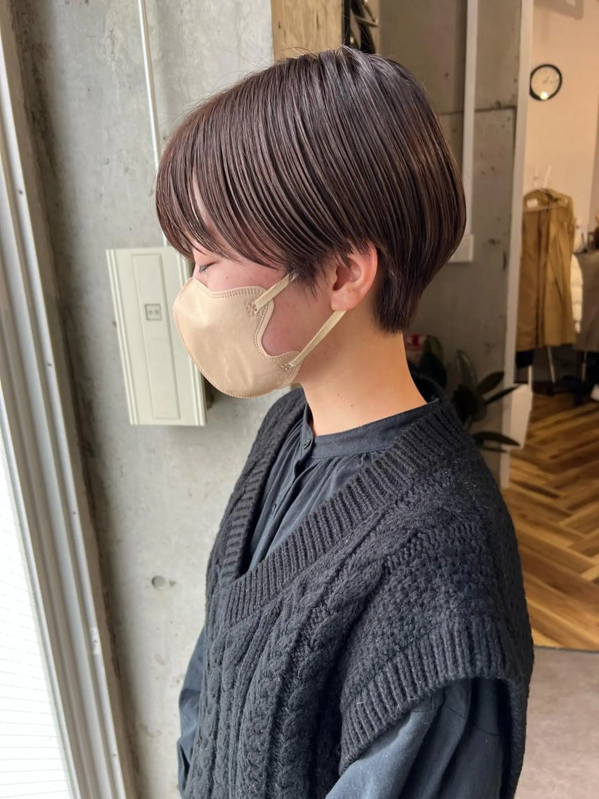 ショート カラー バレイヤージュ ブリーチ ケアブリーチ ハイライトカラー インナーカラー カット ヘアカラー トリートメント lani 天神大名/ブリーチのヘアスタイル