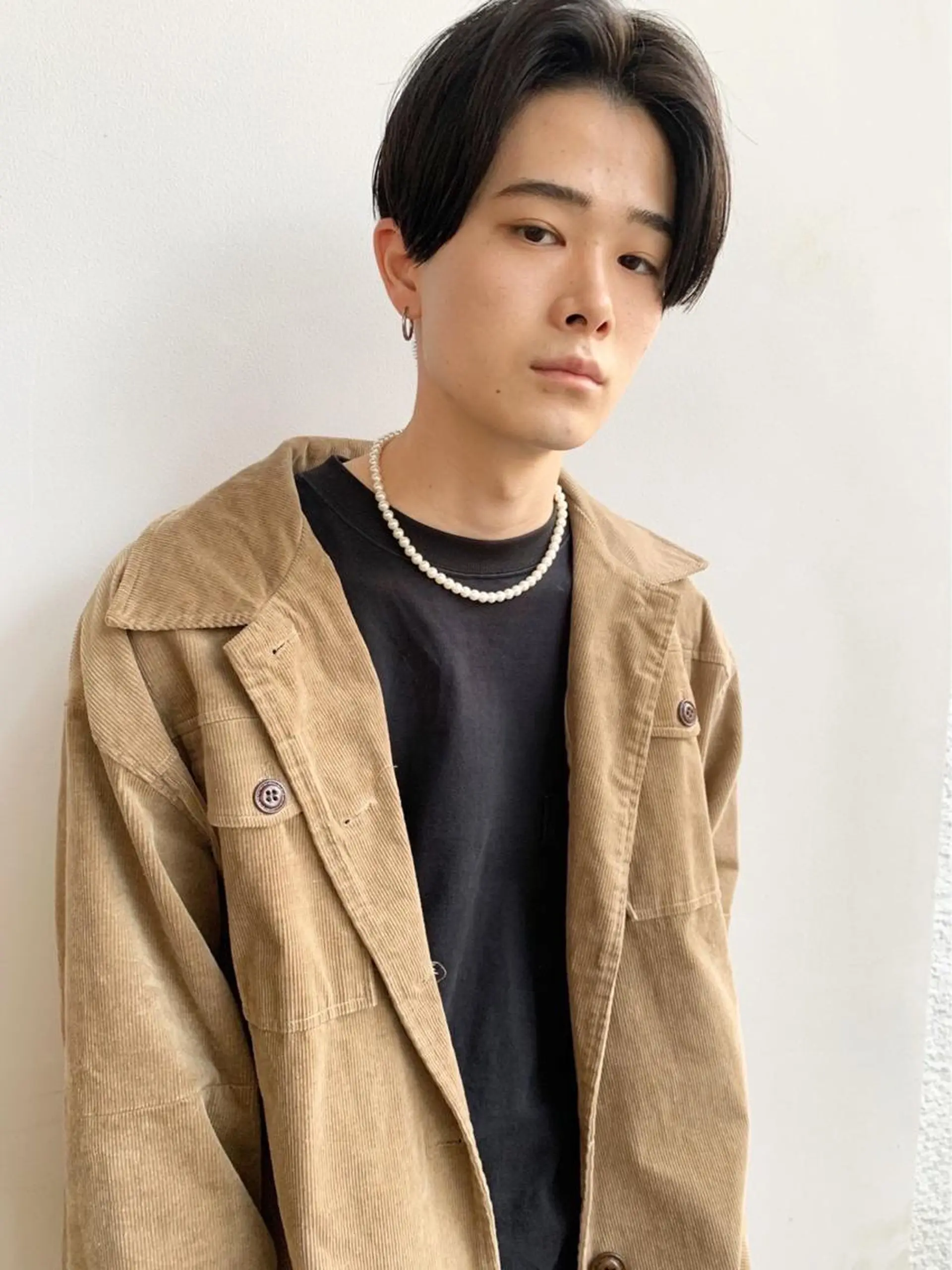 ショート メンズ アップバング メンズ韓国風 マッシュ メンズショート ツーブロック カット ヘアカラー トリートメント 大人可愛いヘア 大田のヘアスタイル