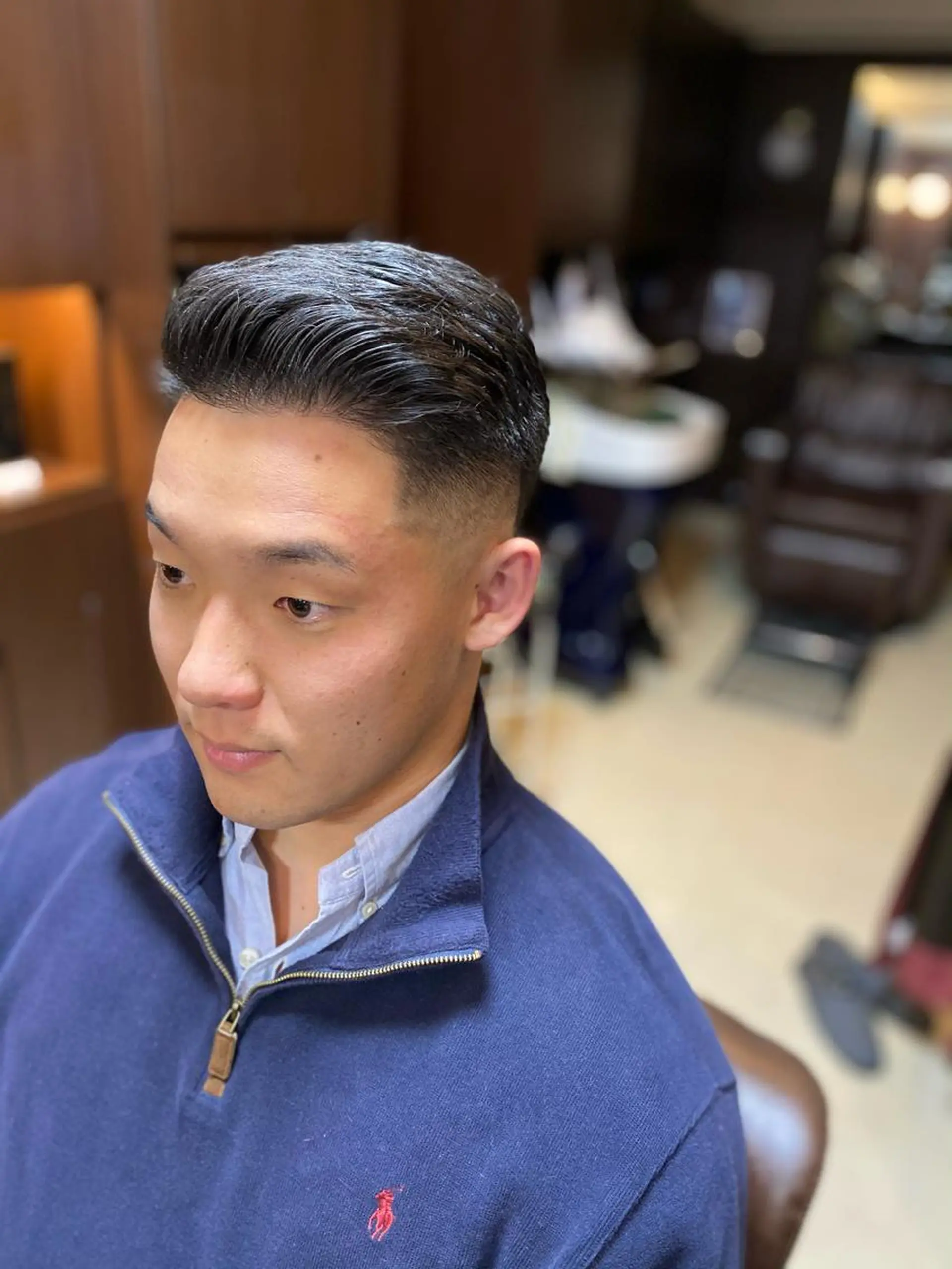ショート メンズ フェードカット TRAD  BARBER STYLE Ⅱ所属・💈二子玉川メンズ カット木村海斗💈のヘアスタイル