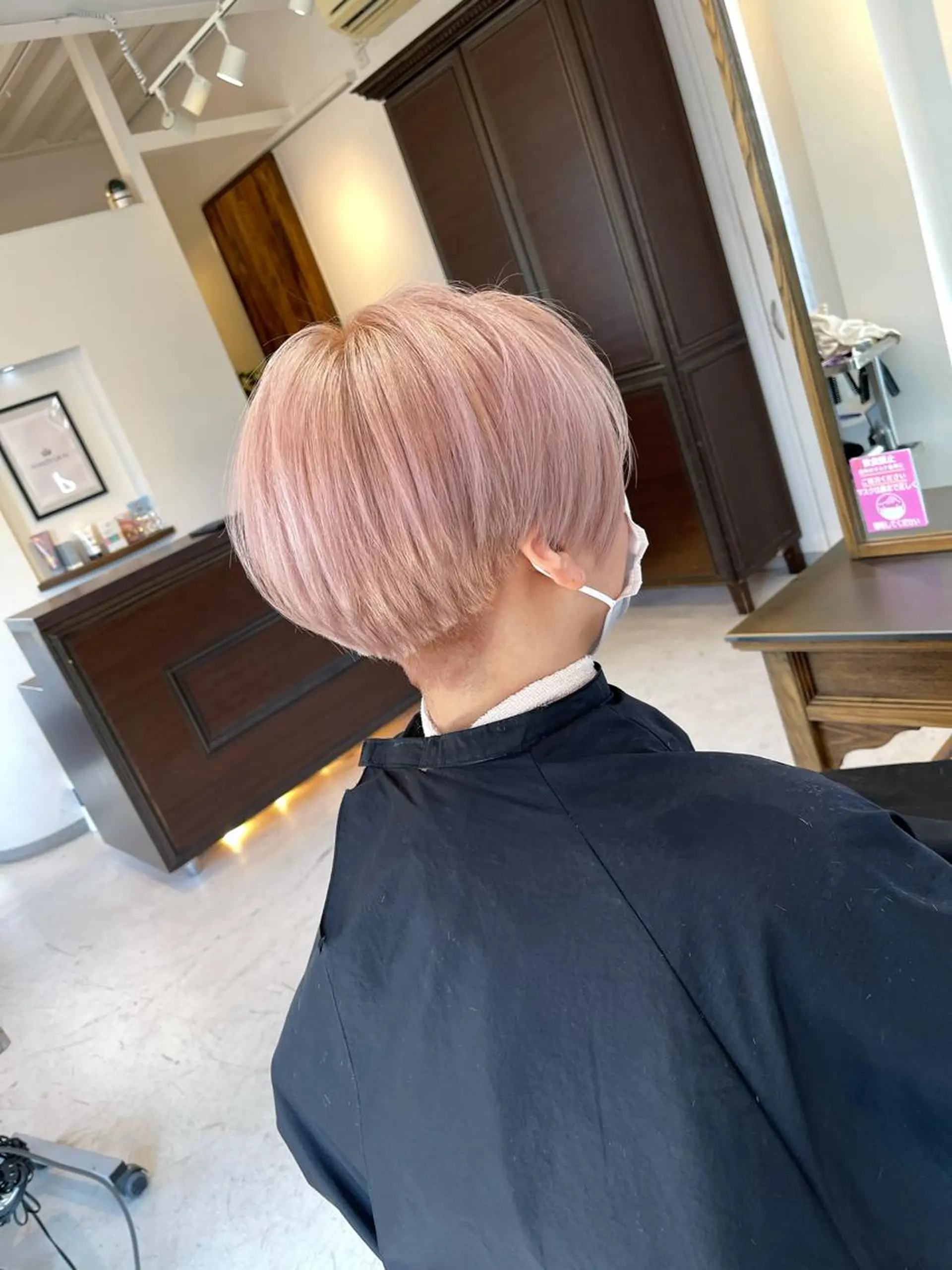 ショート カラー カット ヘアカラー トリートメント MARDI GRAS 蘭丸のヘアスタイル