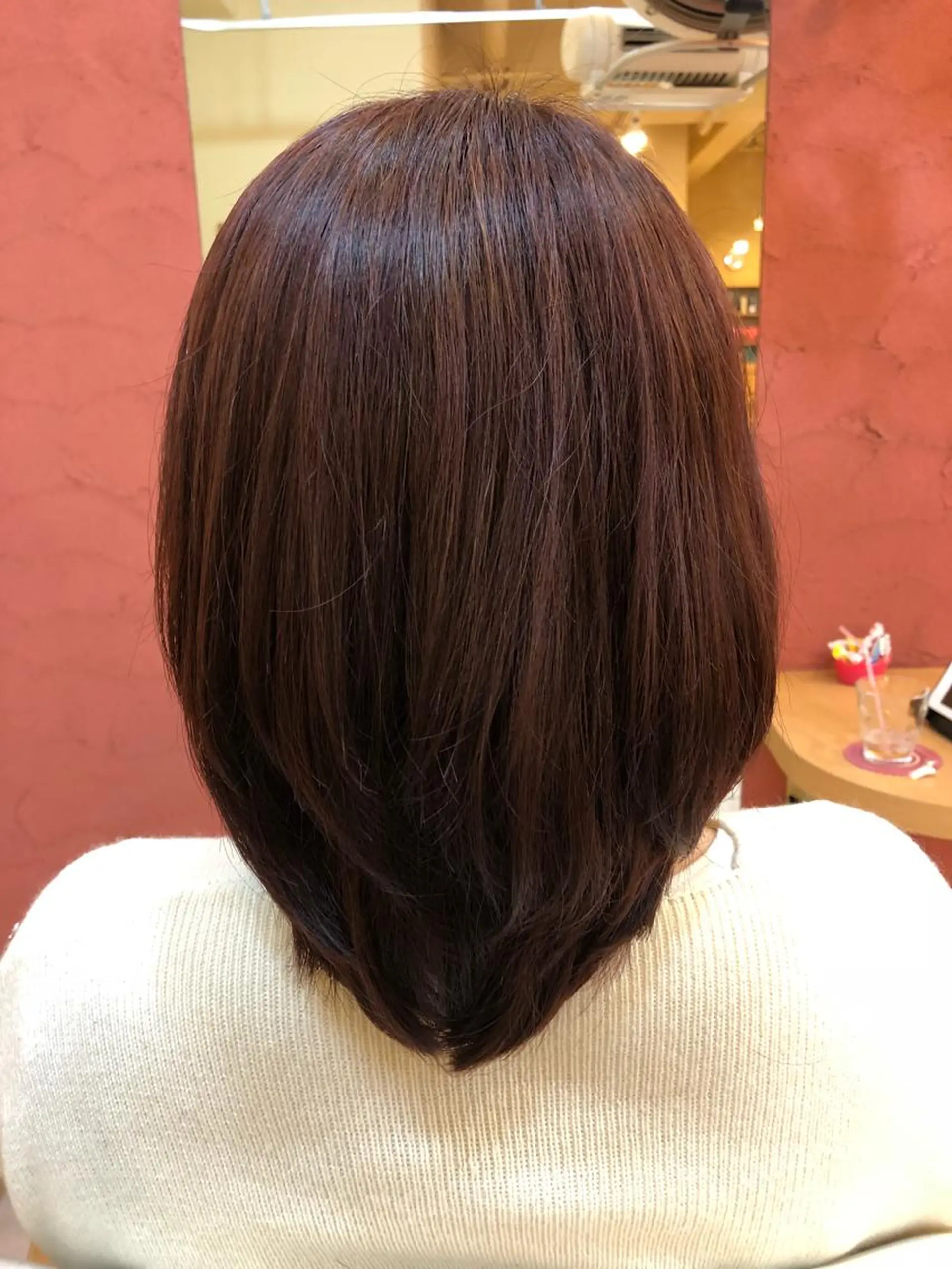 ミディアム レイヤーカット Dream30所属・Dream30 miyuのヘアスタイル
