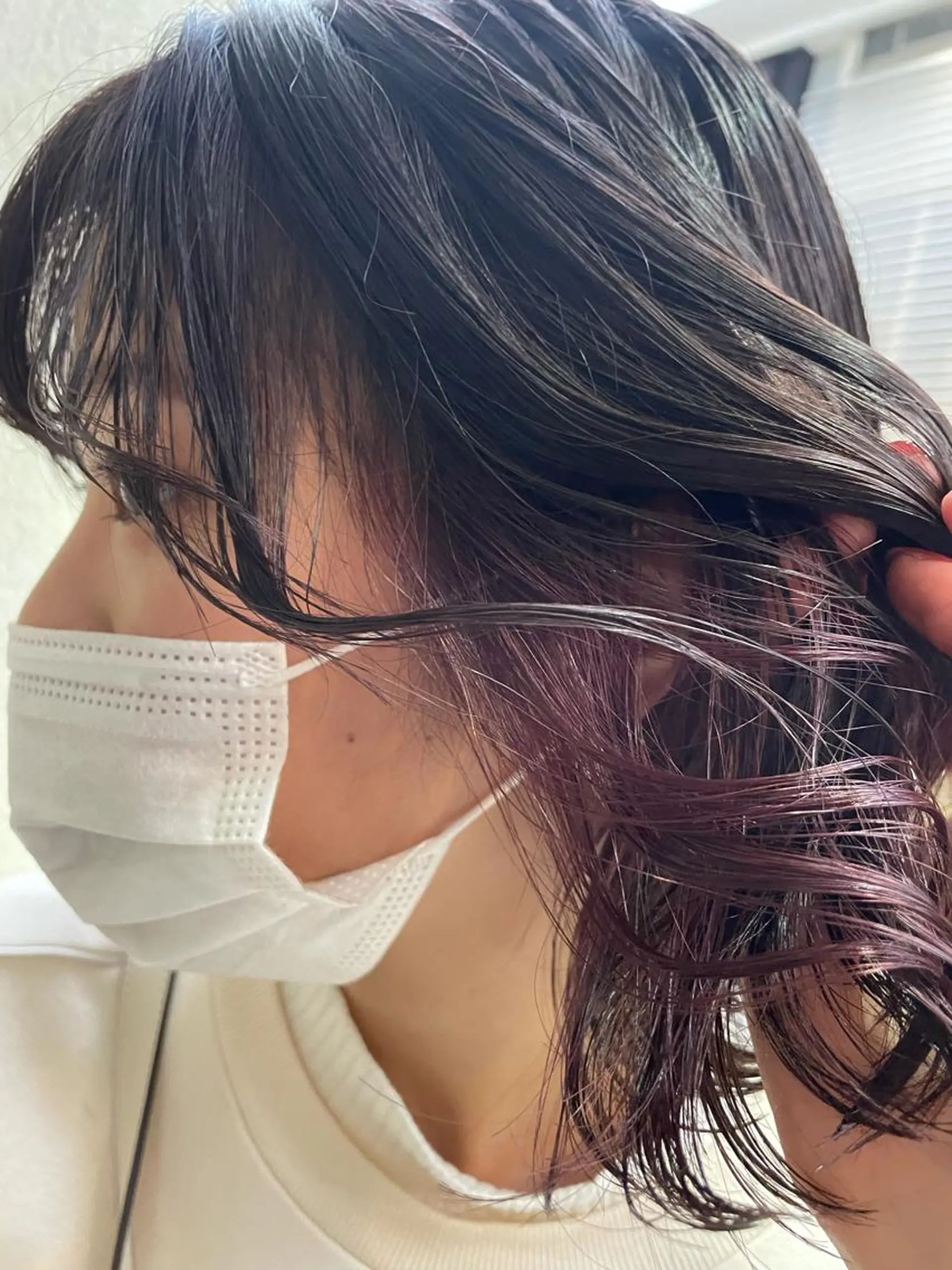 ミディアム カラー ピンクカラー 赤味消しcolor 🥣♡Ayaのヘアスタイル
