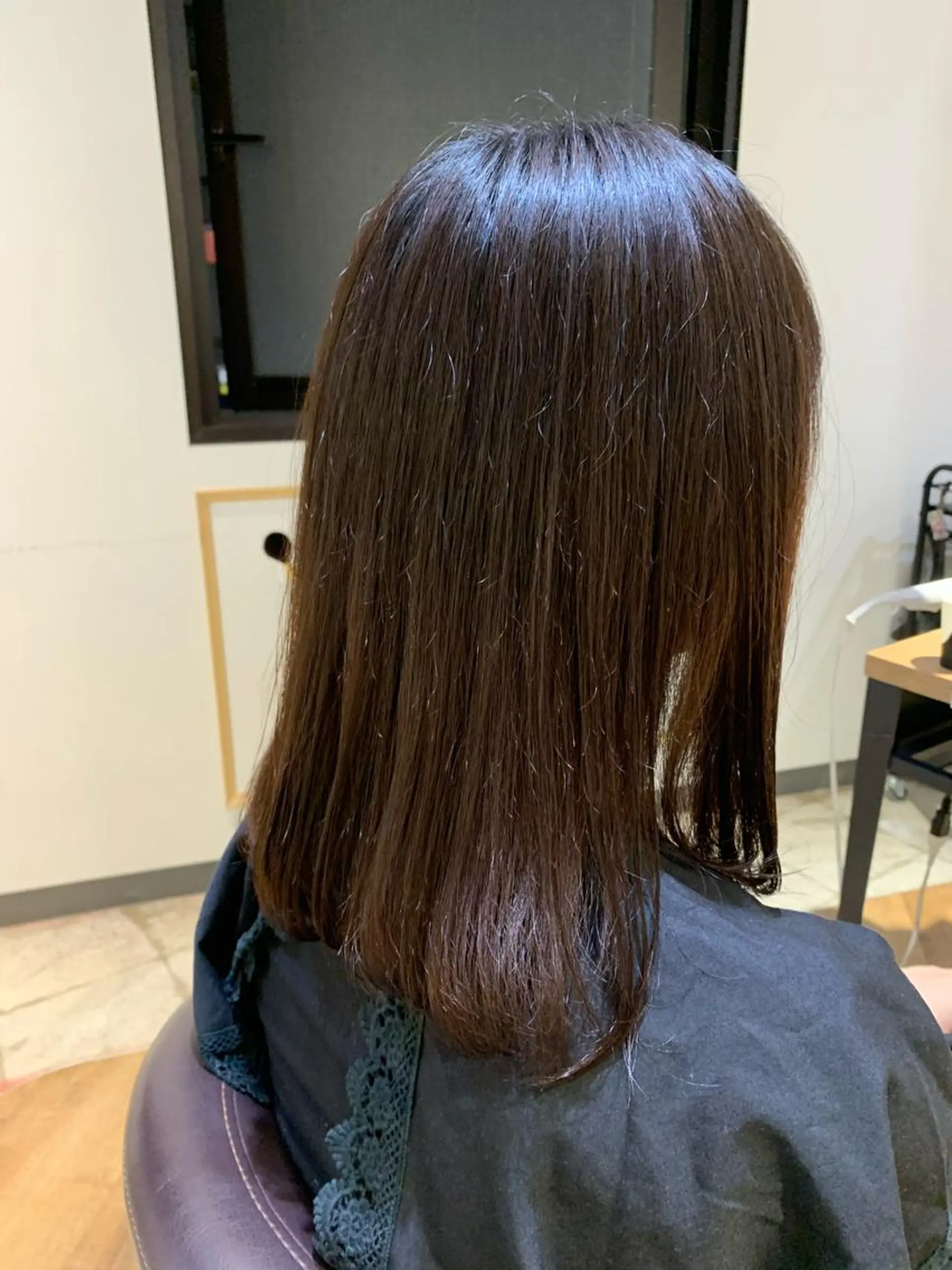 ミディアム パーマ 縮毛矯正 カット 縮毛矯正 RIGO hair所属・トクシ ーのヘアスタイル