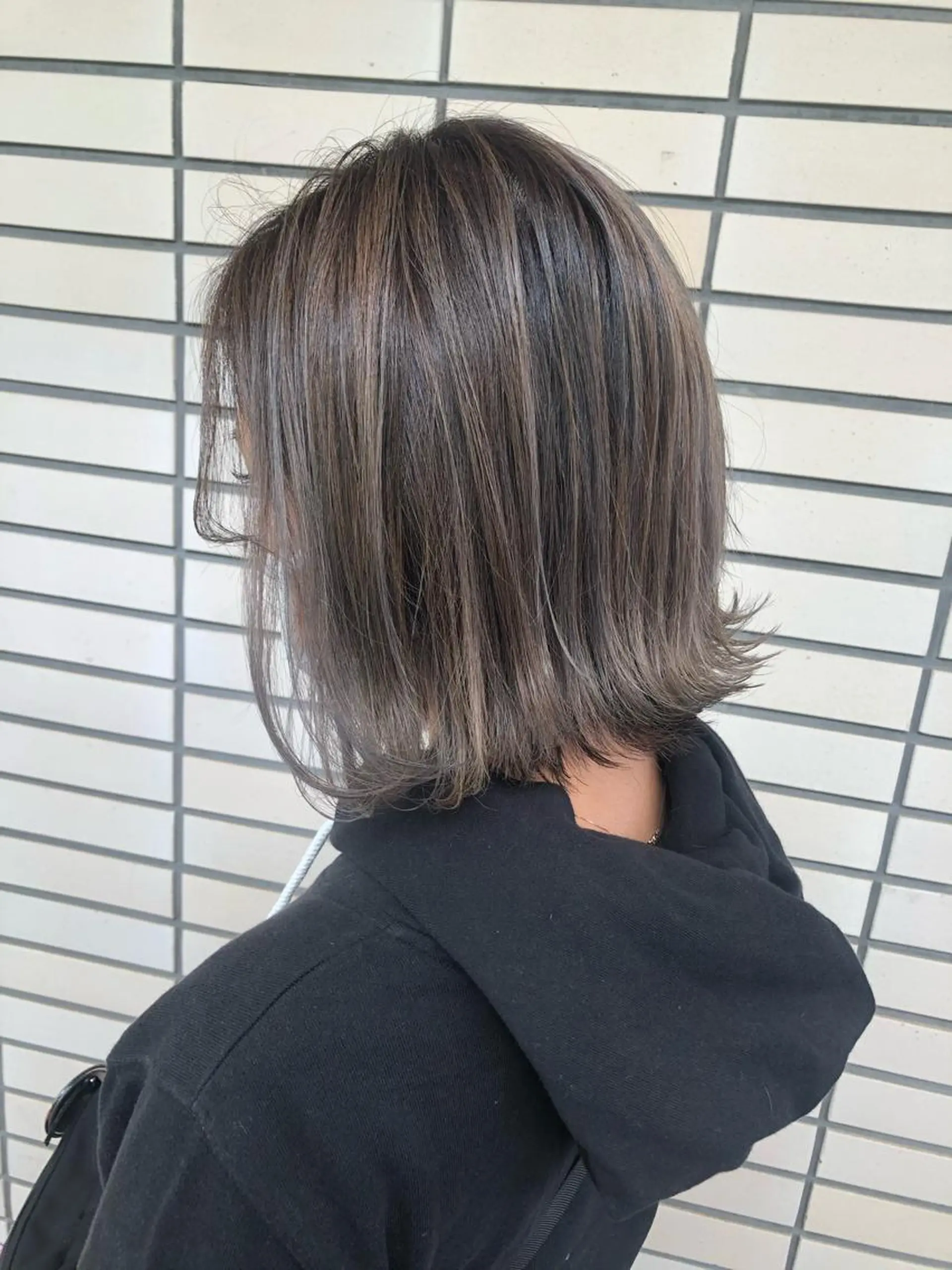 ミディアム カラー ハイライトカラー ハイライト ヘアカラー 2nd所属・🤍2nd🤍田所 美希のヘアスタイル