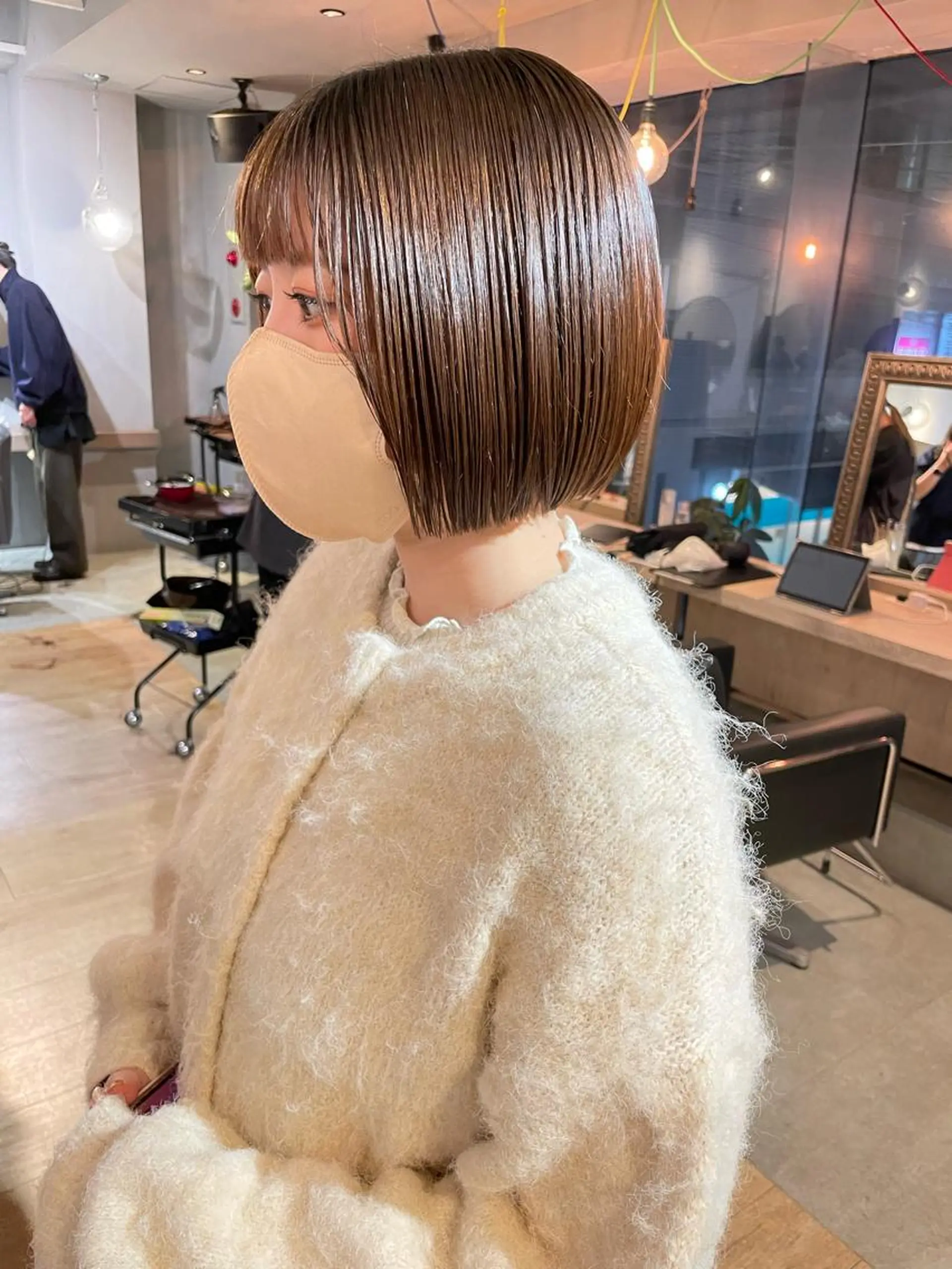 ショート ぱつっとボブ 古家 佑真のヘアスタイル