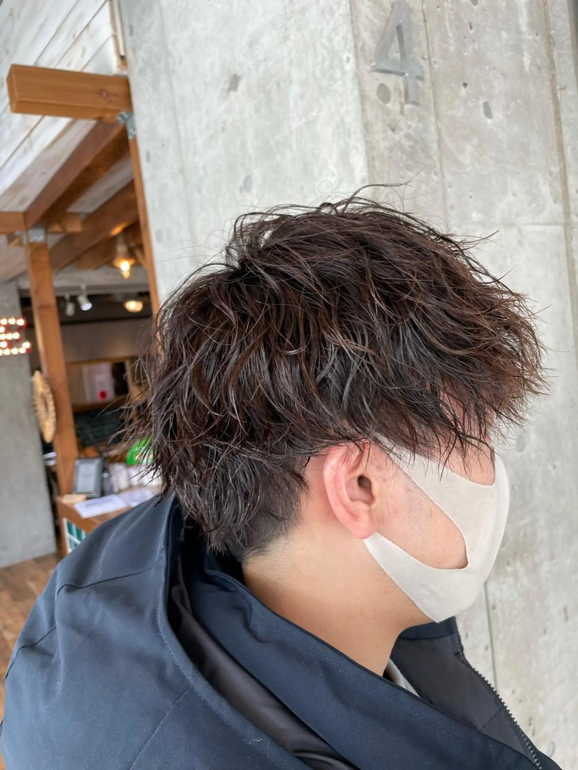 ショート パーマ メンズ カット パーマ トリートメント 🔥メンズ特化パーマ 🦖増田弘明🦖のヘアスタイル