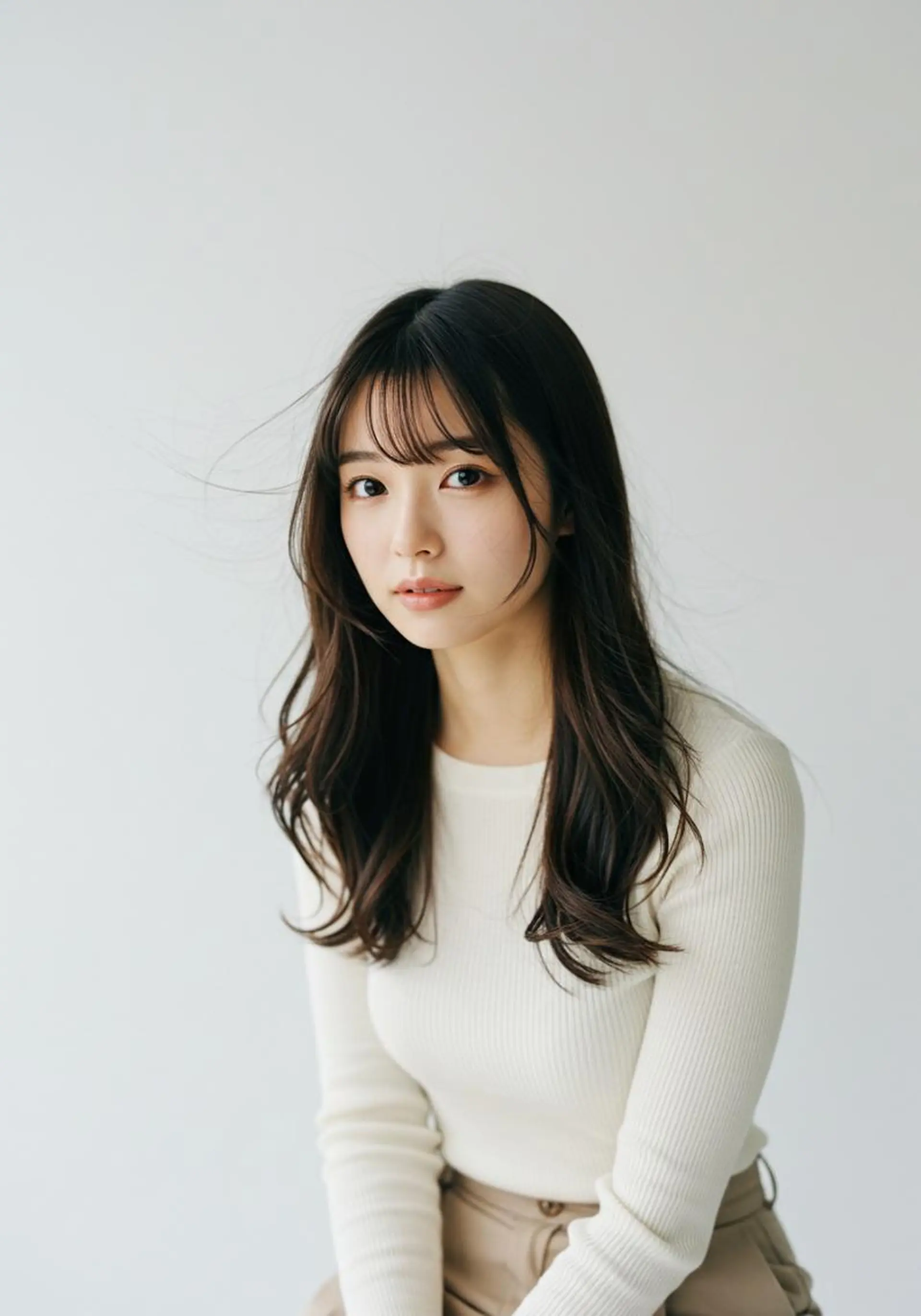 セミロング 高堰 朱羽のヘアスタイル