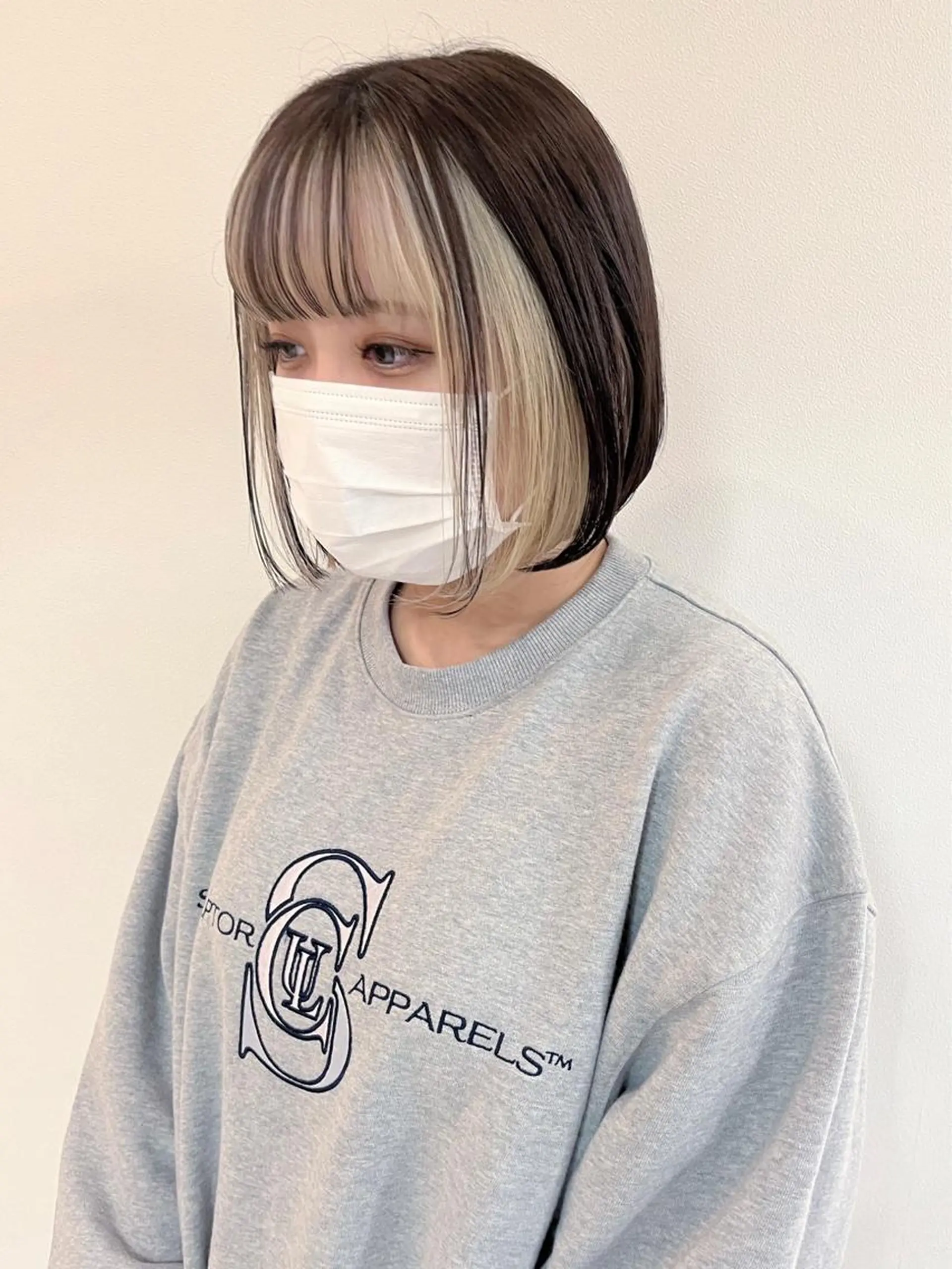 セミロング カラー ヘアアレンジ ブリーチなし/ レイヤー🌿runaのヘアスタイル