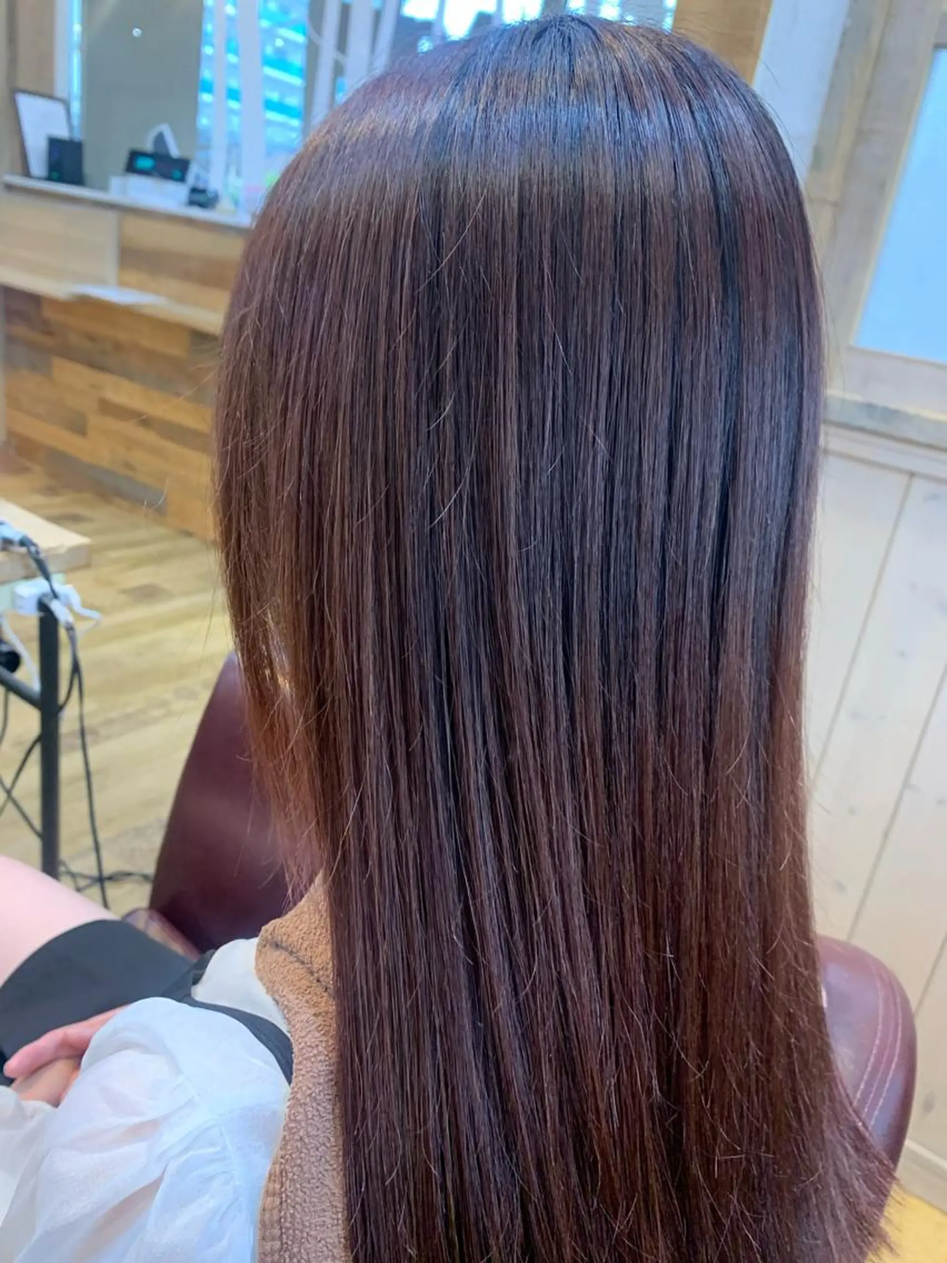ロング カラー ピンクカラー レッドカラー TELAHAIR 副代表　三上真弥のヘアスタイル