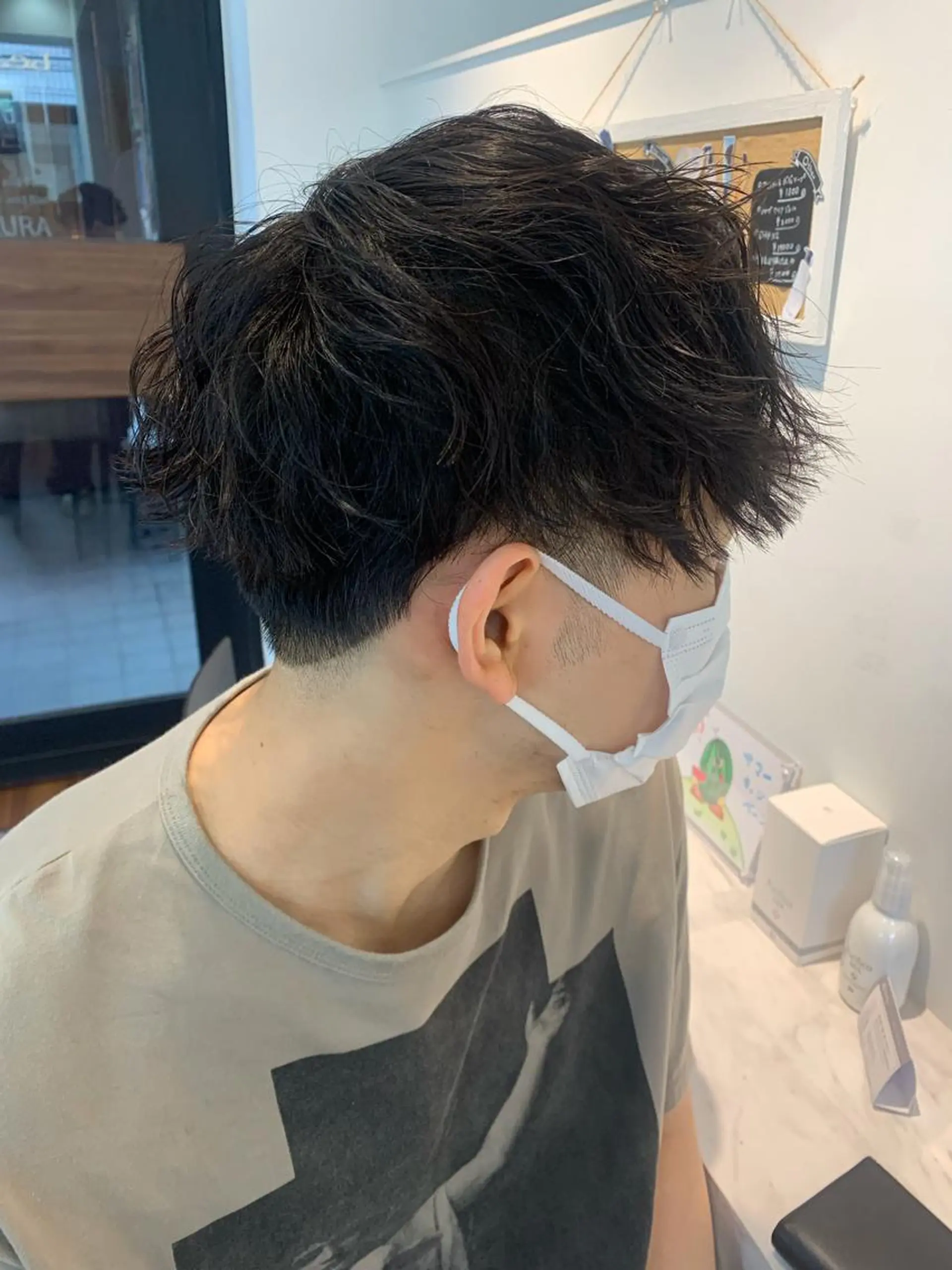 ミディアム カラー パーマ ヘアアレンジ メンズ キッズ マツエク・マツパ アイブロウ カット beauty: beast 中目黒店のヘアスタイル