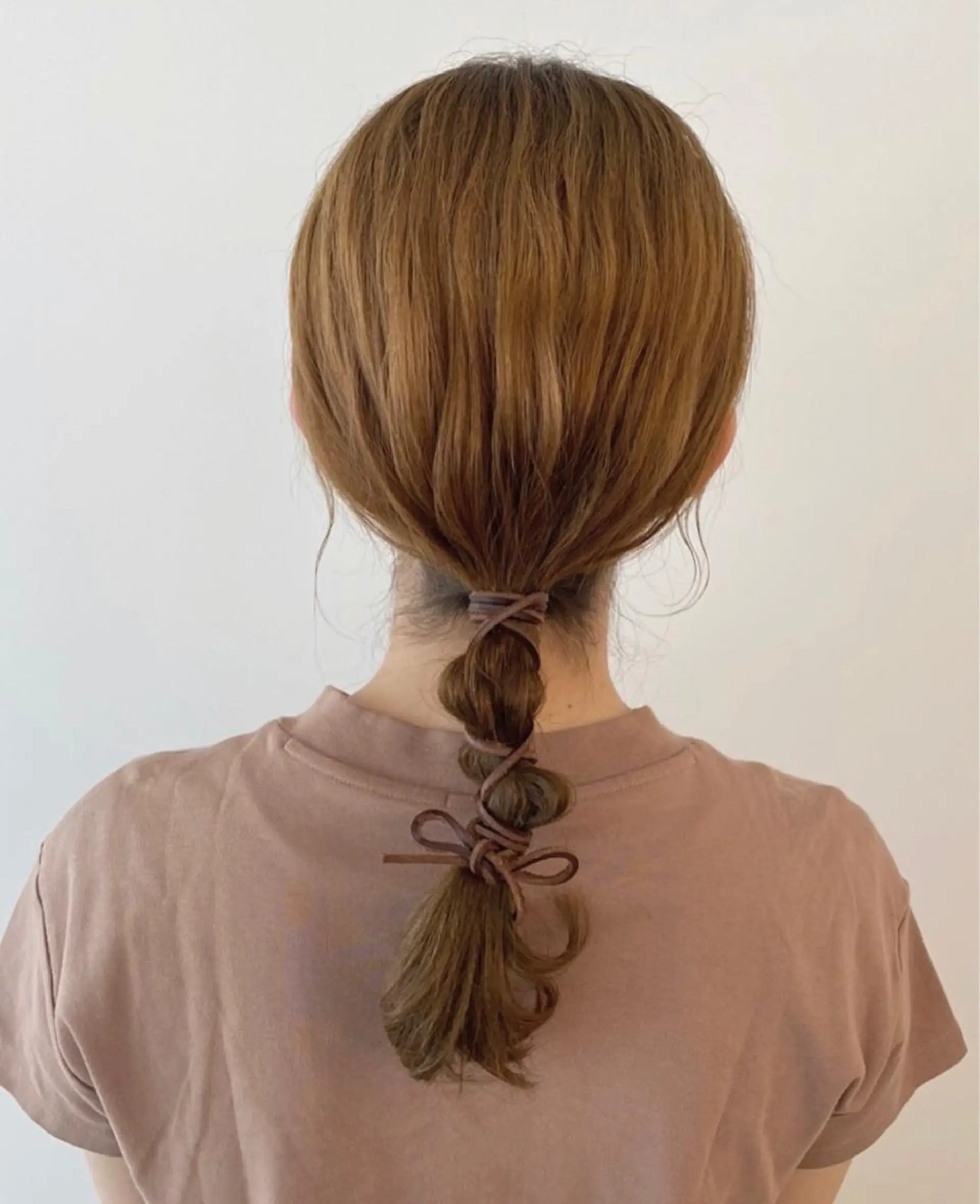 セミロング カラー ヘアアレンジ お洒落パーマ/ 艶カラー/michiのヘアスタイル