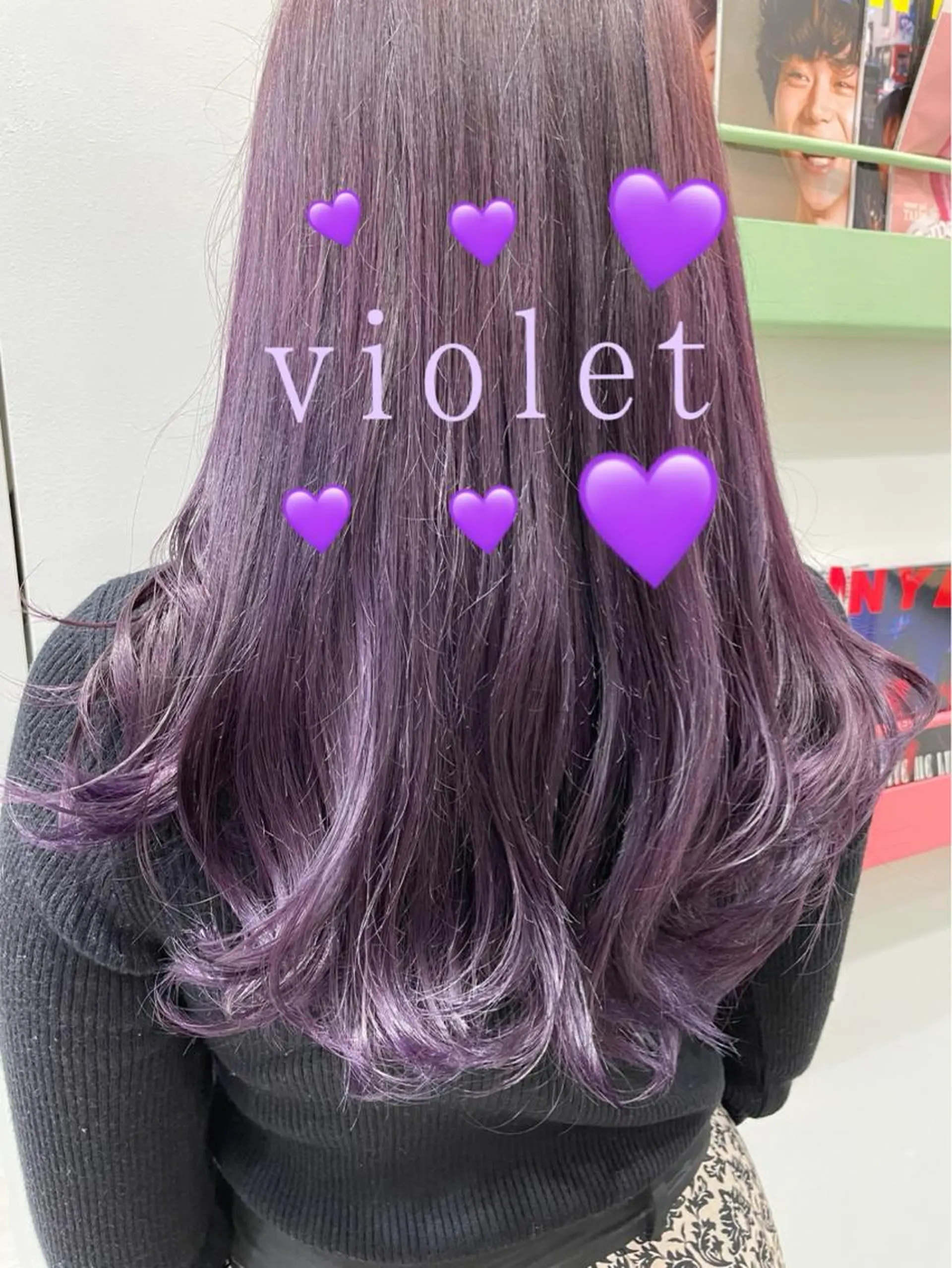 ロング カラー バイオレットカラー EMANON新宿東口所属・新宿駅近♡ ♡個室♡三都季🌜のヘアスタイル