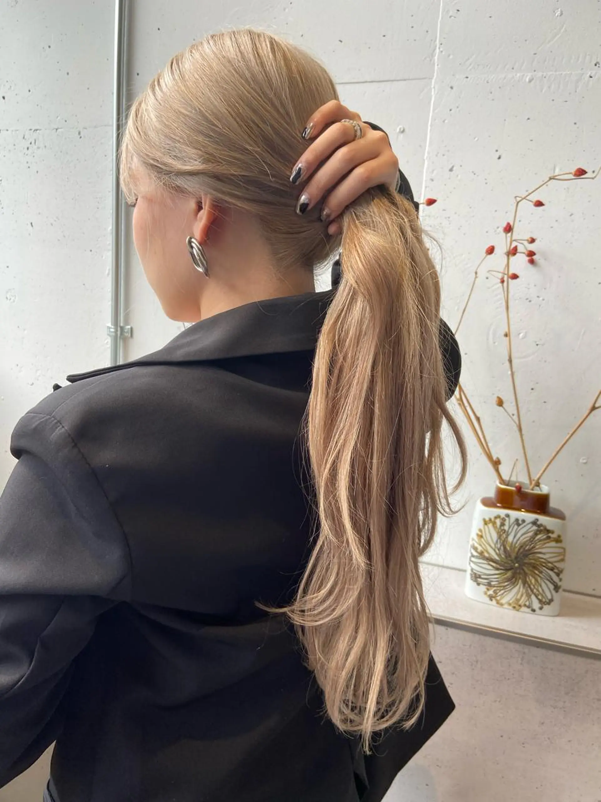 ミディアム シールエクステ エクステ カット ヘアカラー トリートメント エクステ 松尾太樹 【pia】福岡美容室のヘアスタイル