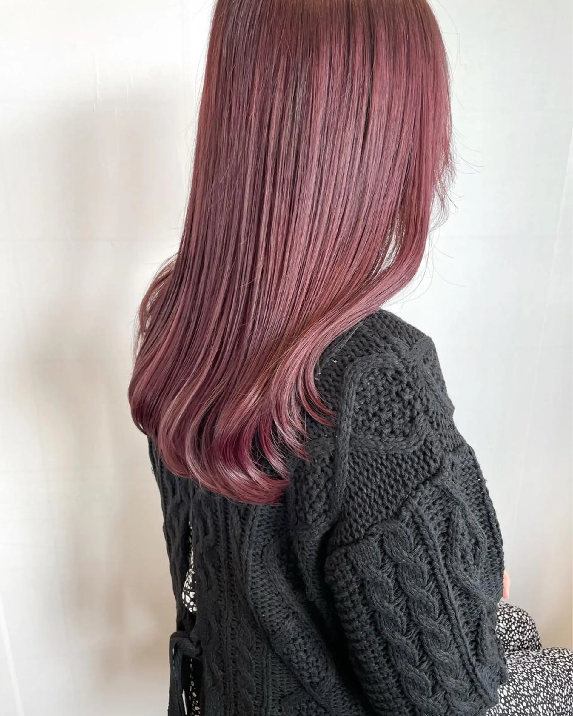 セミロング カラー ヘアアレンジ ヘアカラー 徳永 実沙のヘアスタイル