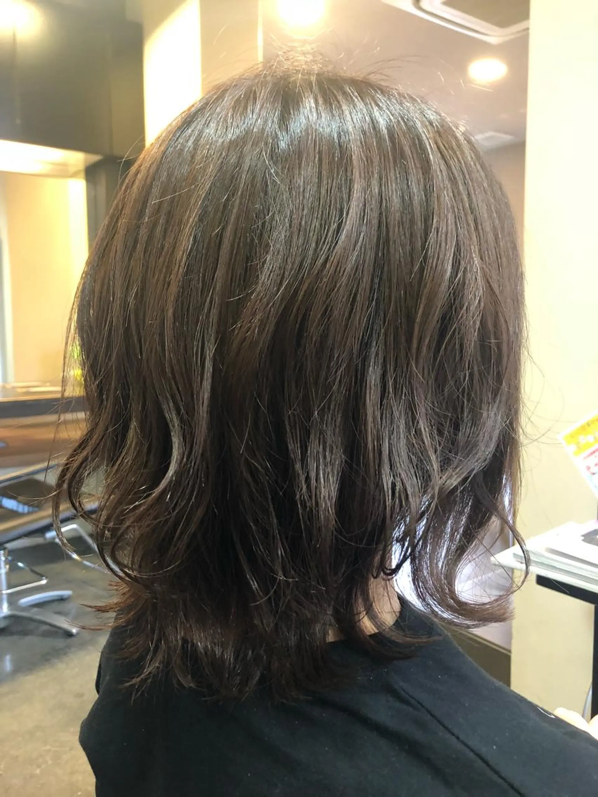 ミディアム カット トリートメント トップスタイリスト 大野 唯のヘアスタイル